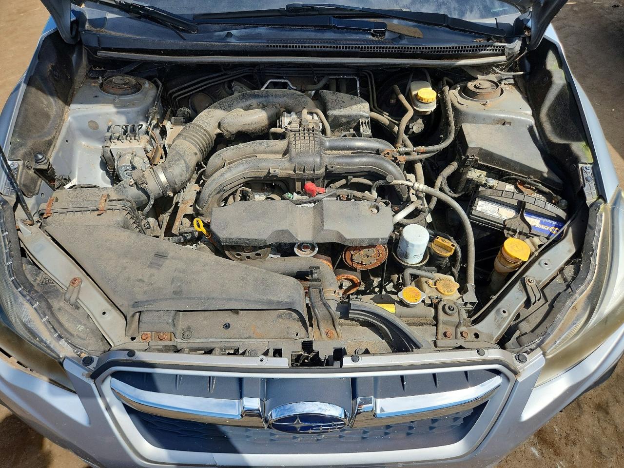 2013 Subaru Impreza Limited Silver vin: JF1GPAH66D2838560