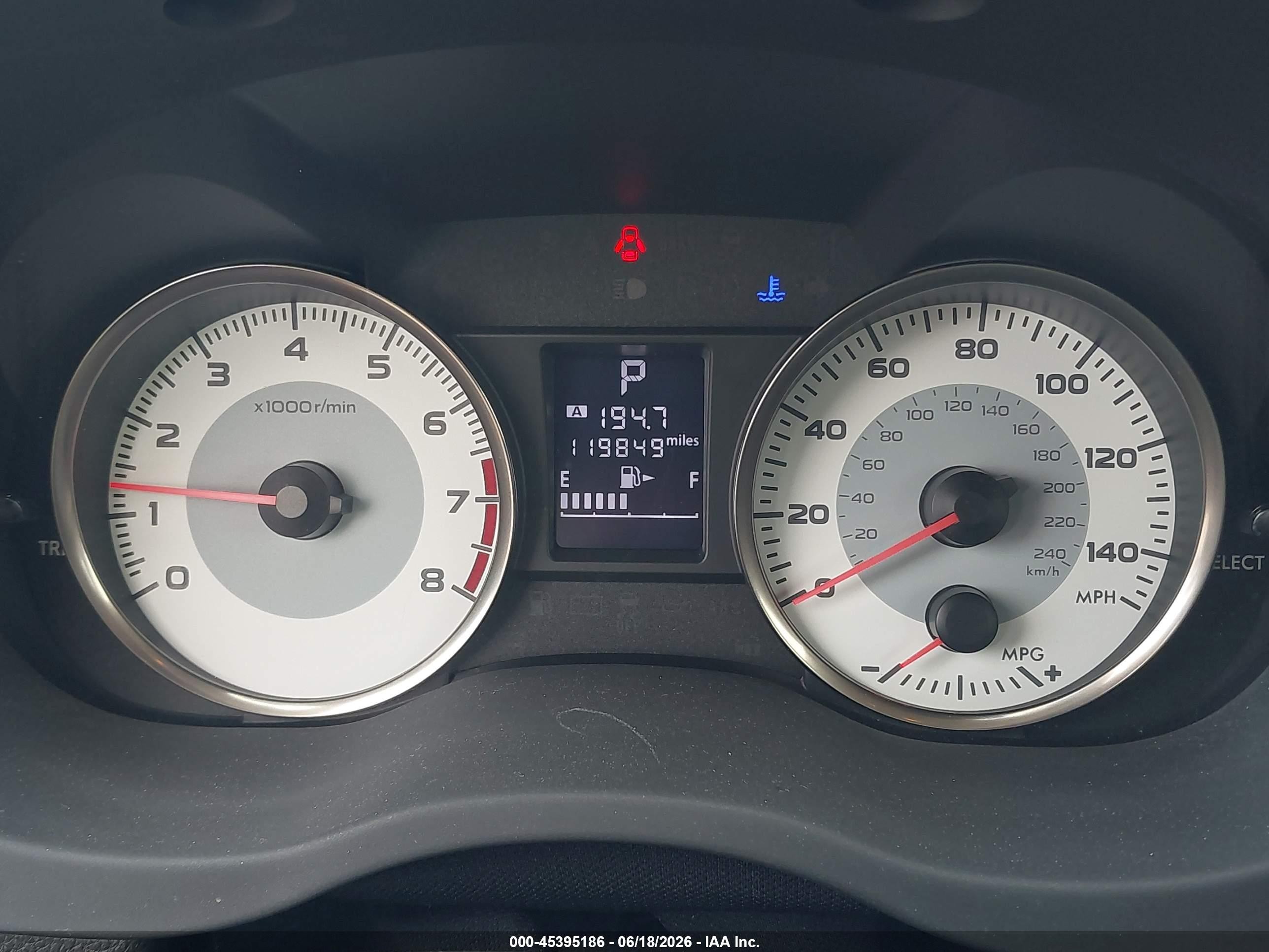 2014 Subaru Impreza 2.0i Limited Red vin: JF1GPAH66E8306255