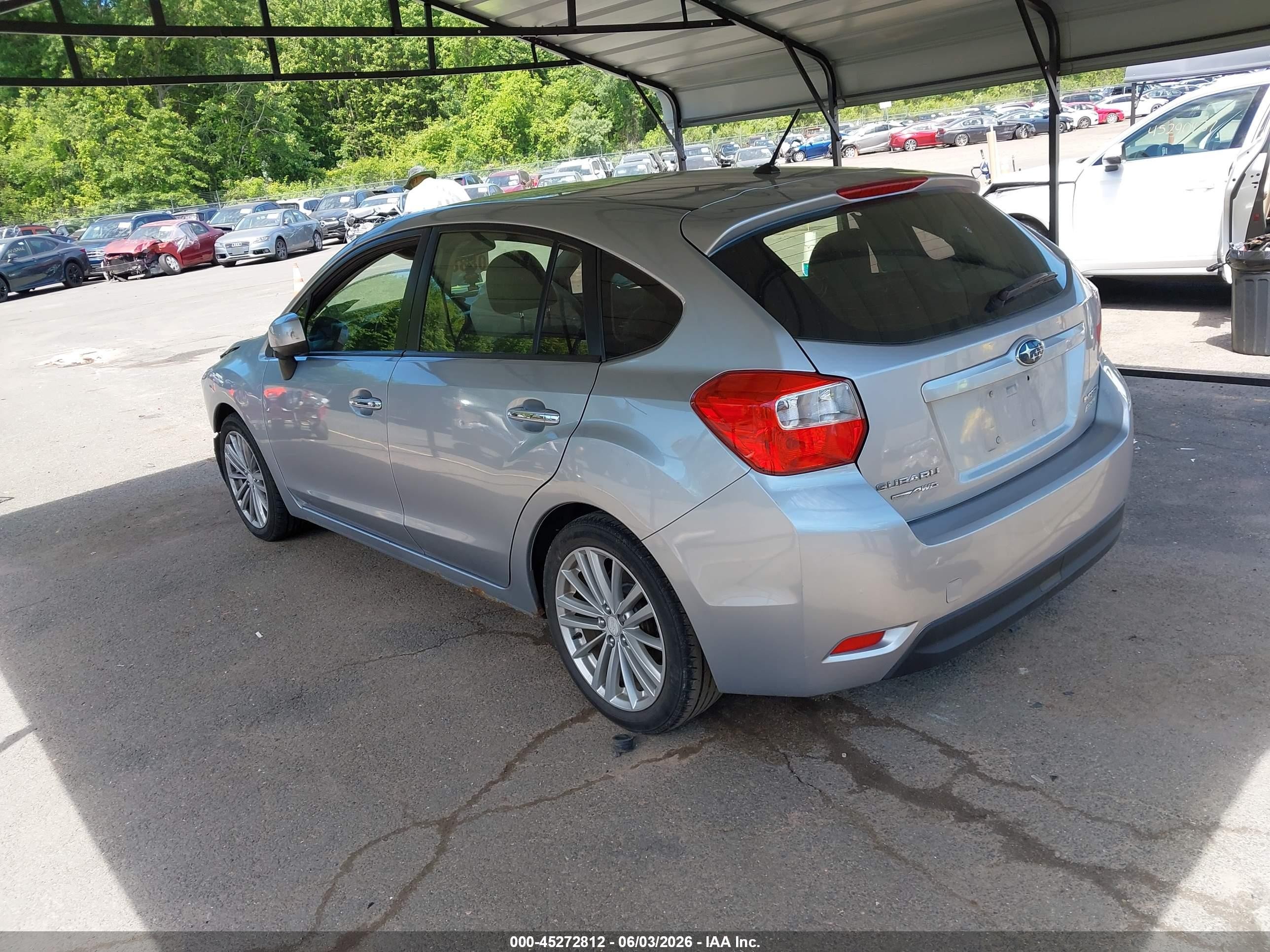 2012 Subaru Impreza 2.0i Limited Серебряный vin: JF1GPAH68CH229174
