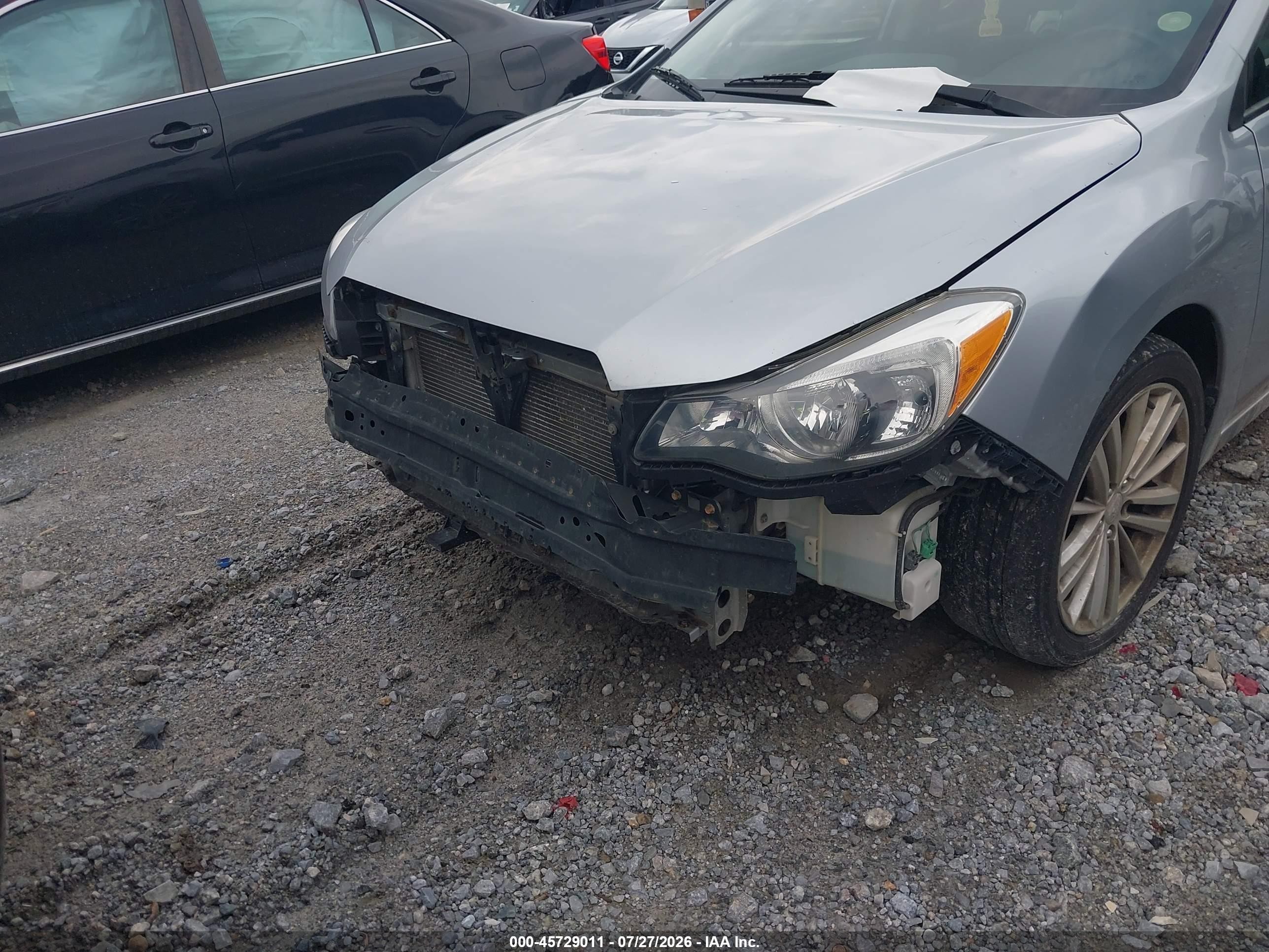 2012 Subaru Impreza 2.0i Limited Серебряный vin: JF1GPAH68CH232236