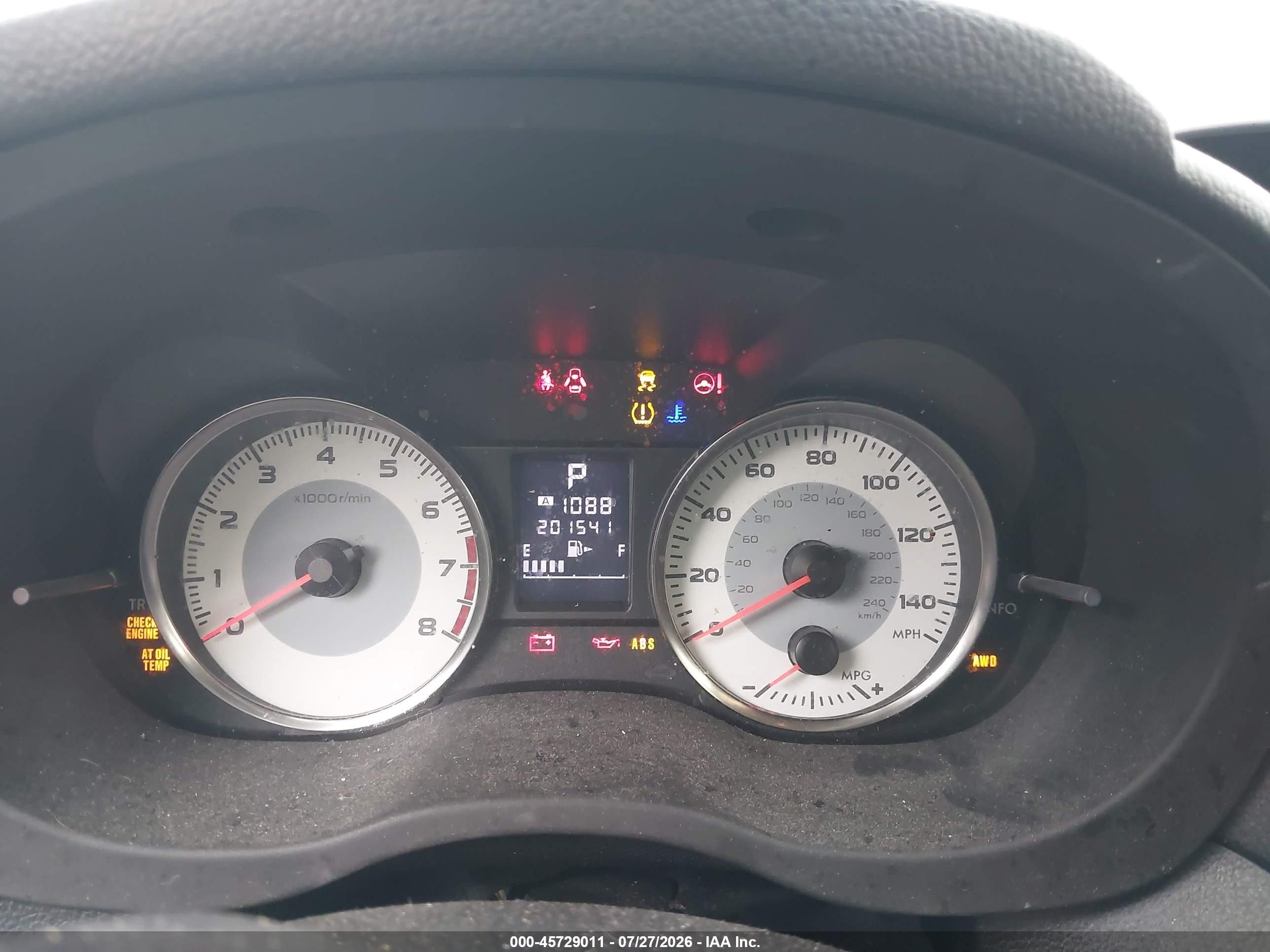 2012 Subaru Impreza 2.0i Limited Серебряный vin: JF1GPAH68CH232236