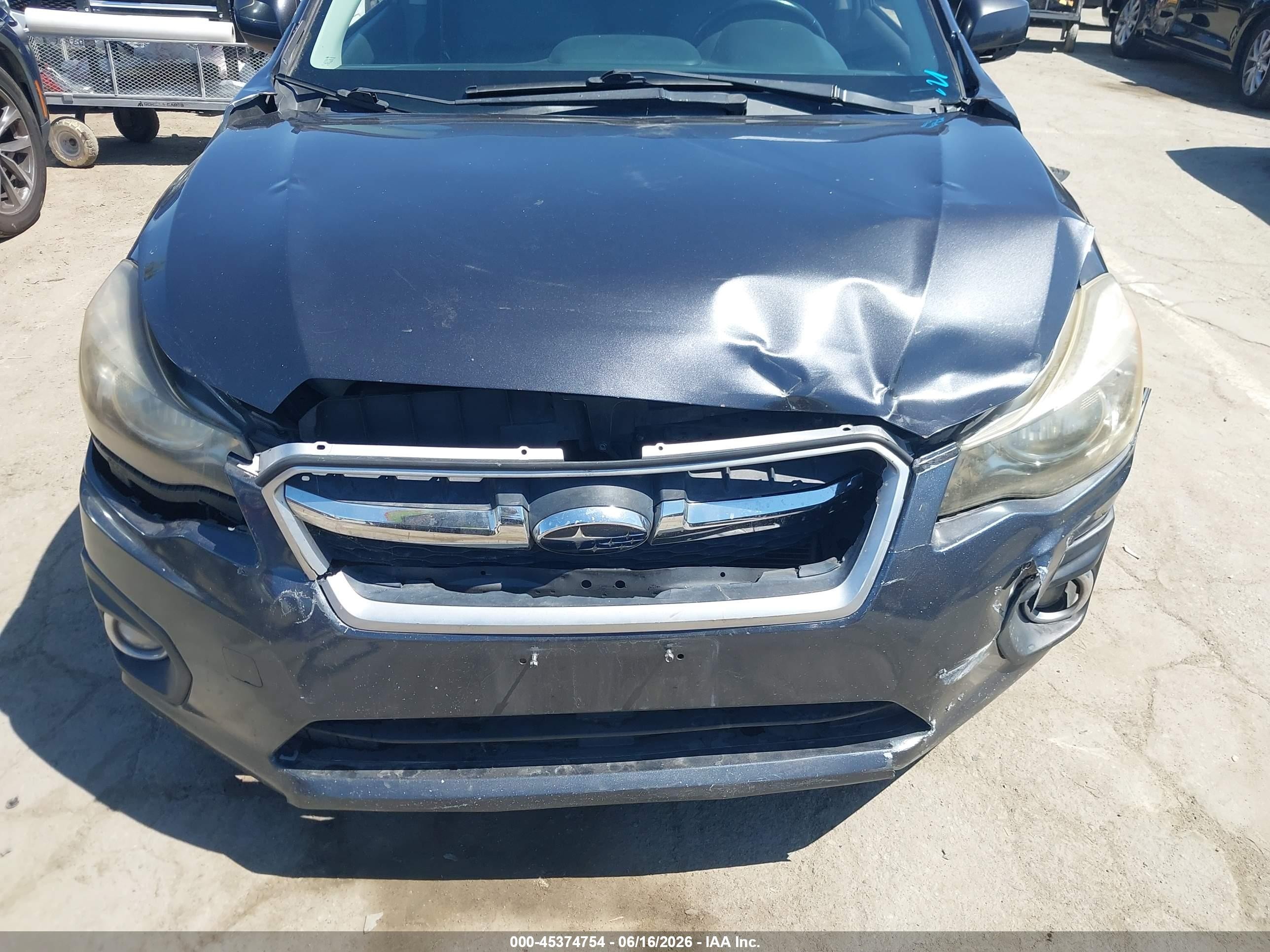2012 Subaru Impreza 2.0i Limited Gray vin: JF1GPAH6XCH220136