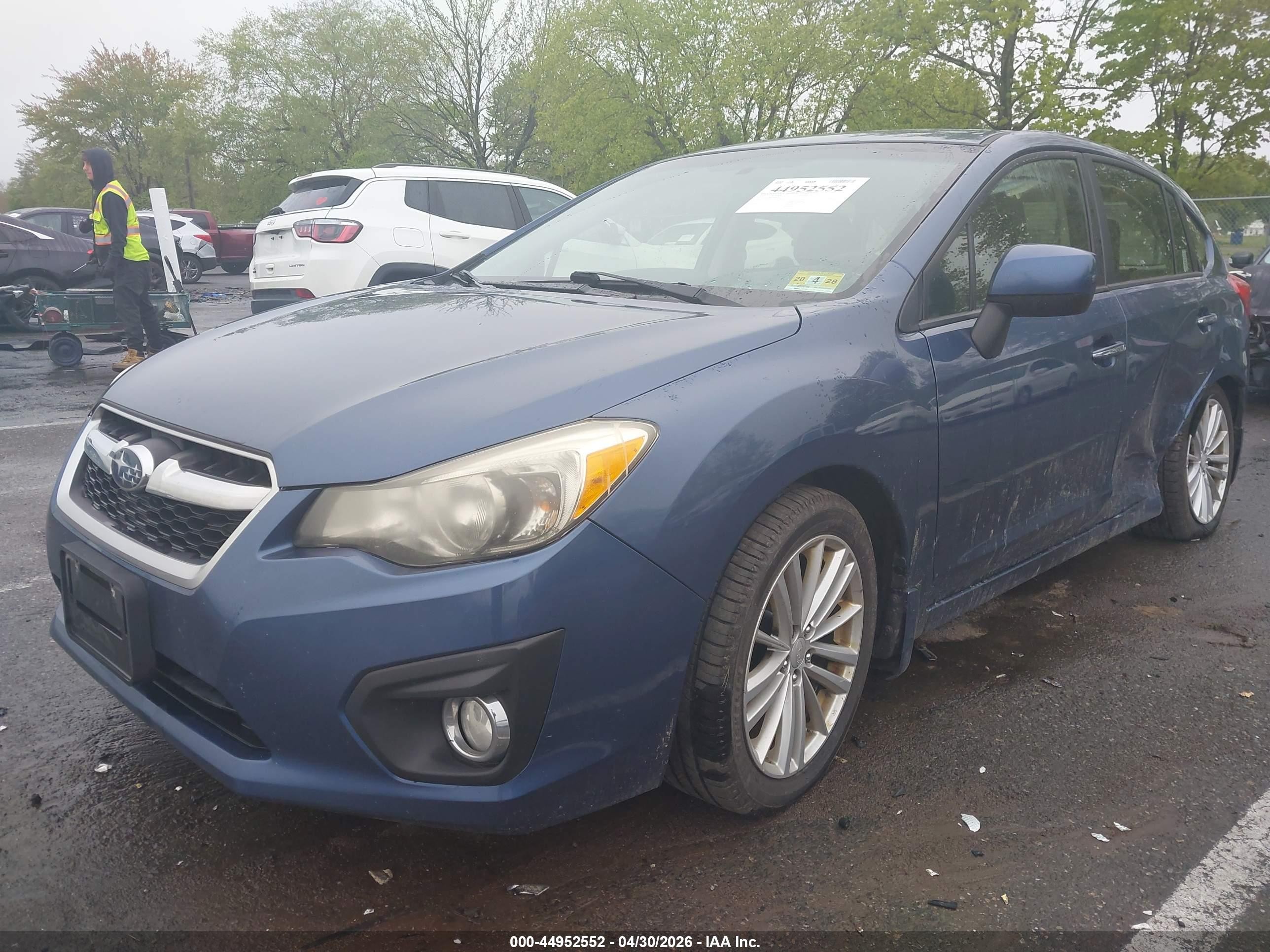 2013 Subaru Impreza 2.0i Limited Blue vin: JF1GPAK62DH828825