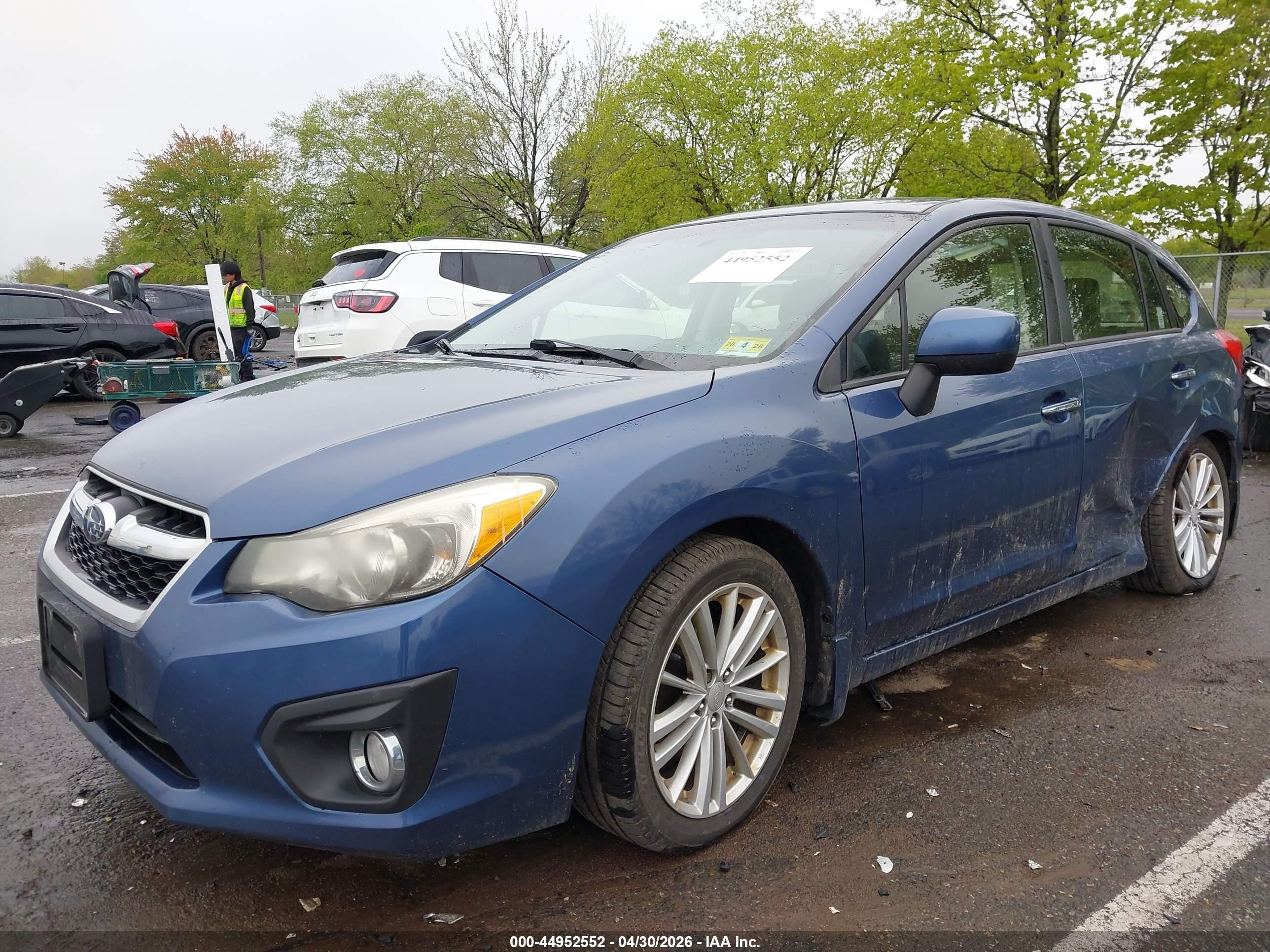 2013 Subaru Impreza 2.0i Limited Blue vin: JF1GPAK62DH828825