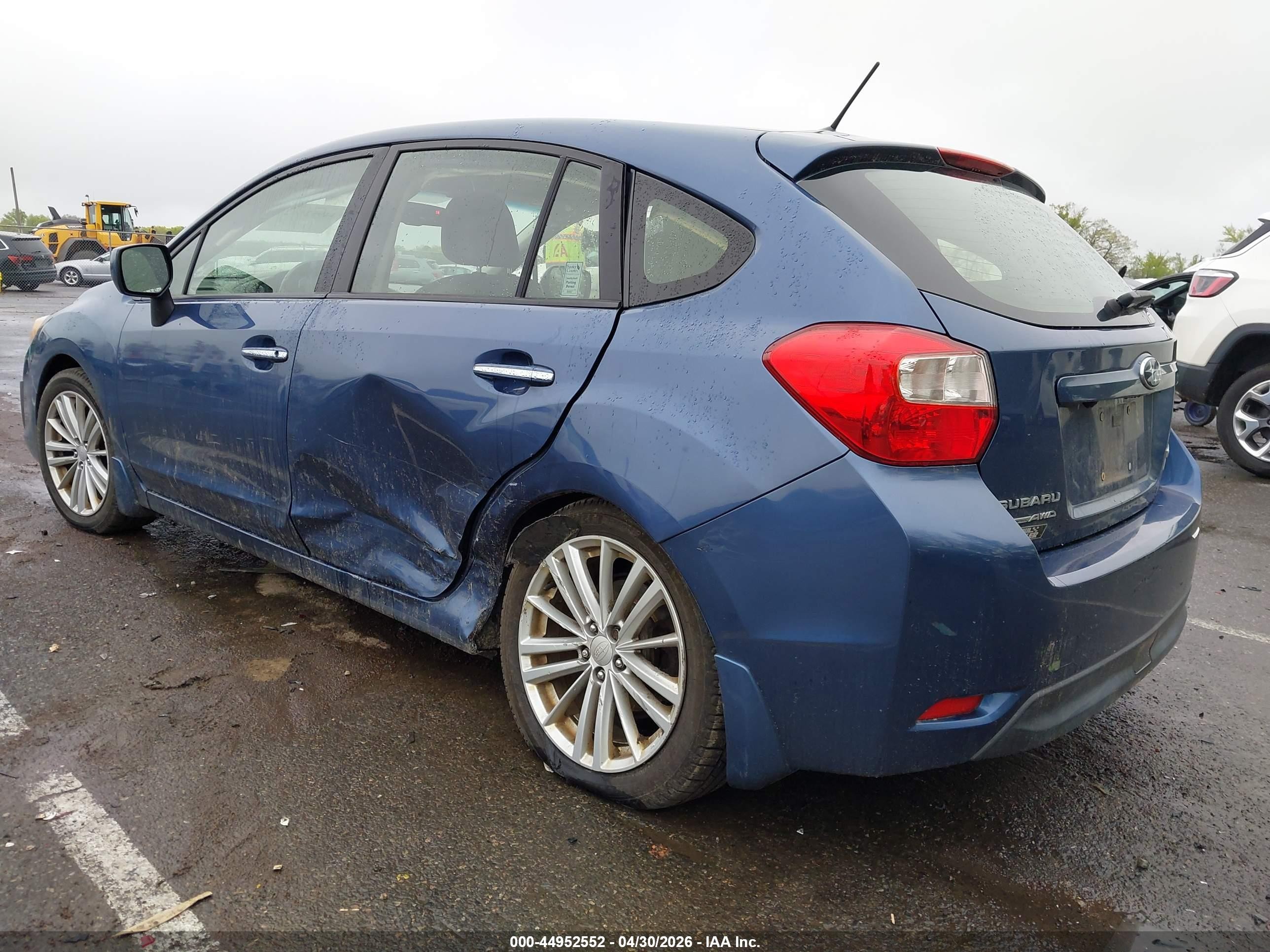 2013 Subaru Impreza 2.0i Limited Blue vin: JF1GPAK62DH828825