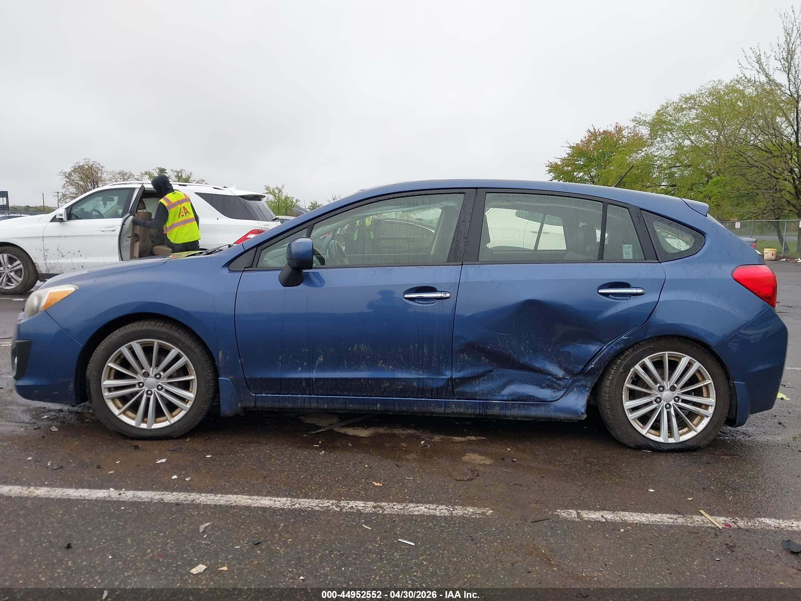 2013 Subaru Impreza 2.0i Limited Blue vin: JF1GPAK62DH828825