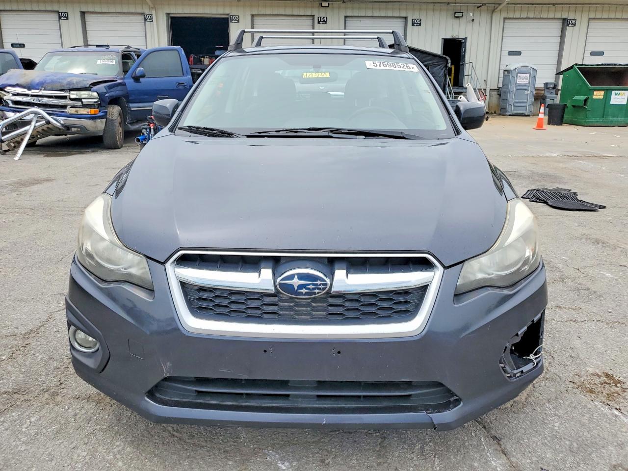 2012 Subaru Impreza Limited Charcoal vin: JF1GPAK63CH202568