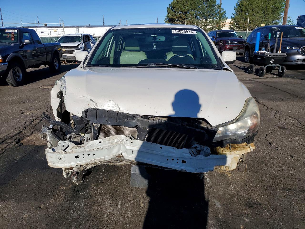 2013 Subaru Impreza Limited White vin: JF1GPAK63DH848811