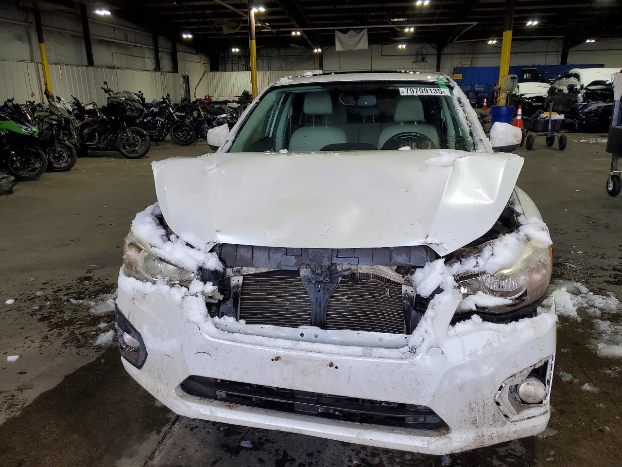 2012 Subaru Impreza Limited Белый vin: JF1GPAK64CH226863