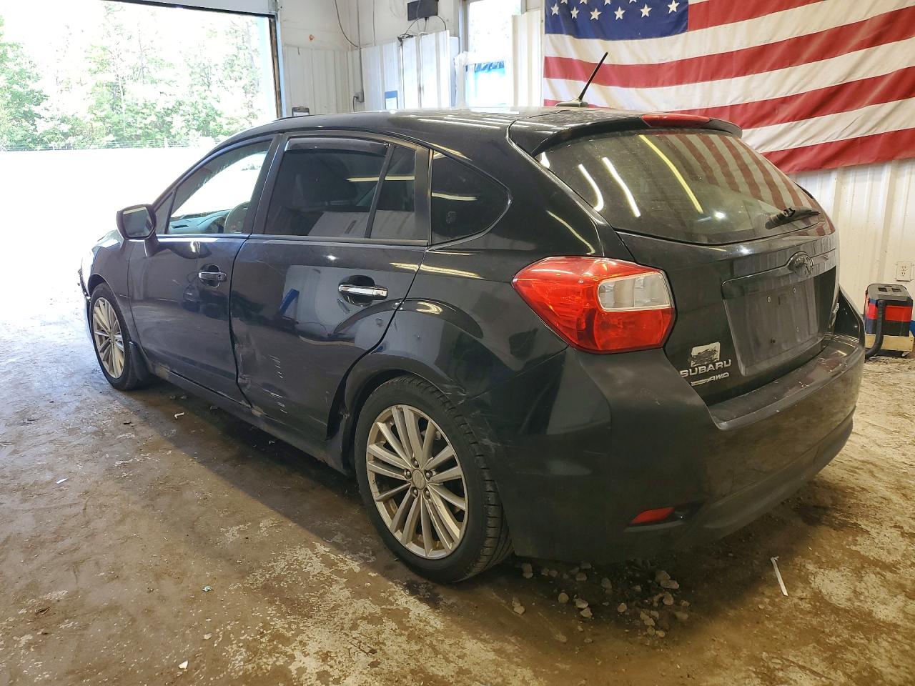 2012 Subaru Impreza Limited Black vin: JF1GPAK65CH225589