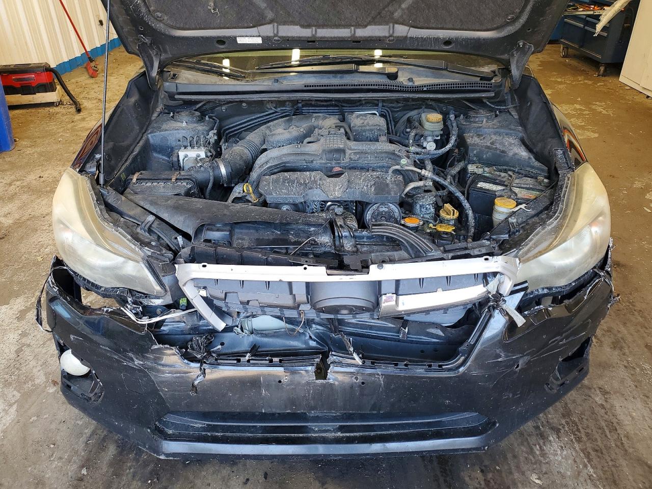 2012 Subaru Impreza Limited Black vin: JF1GPAK65CH225589