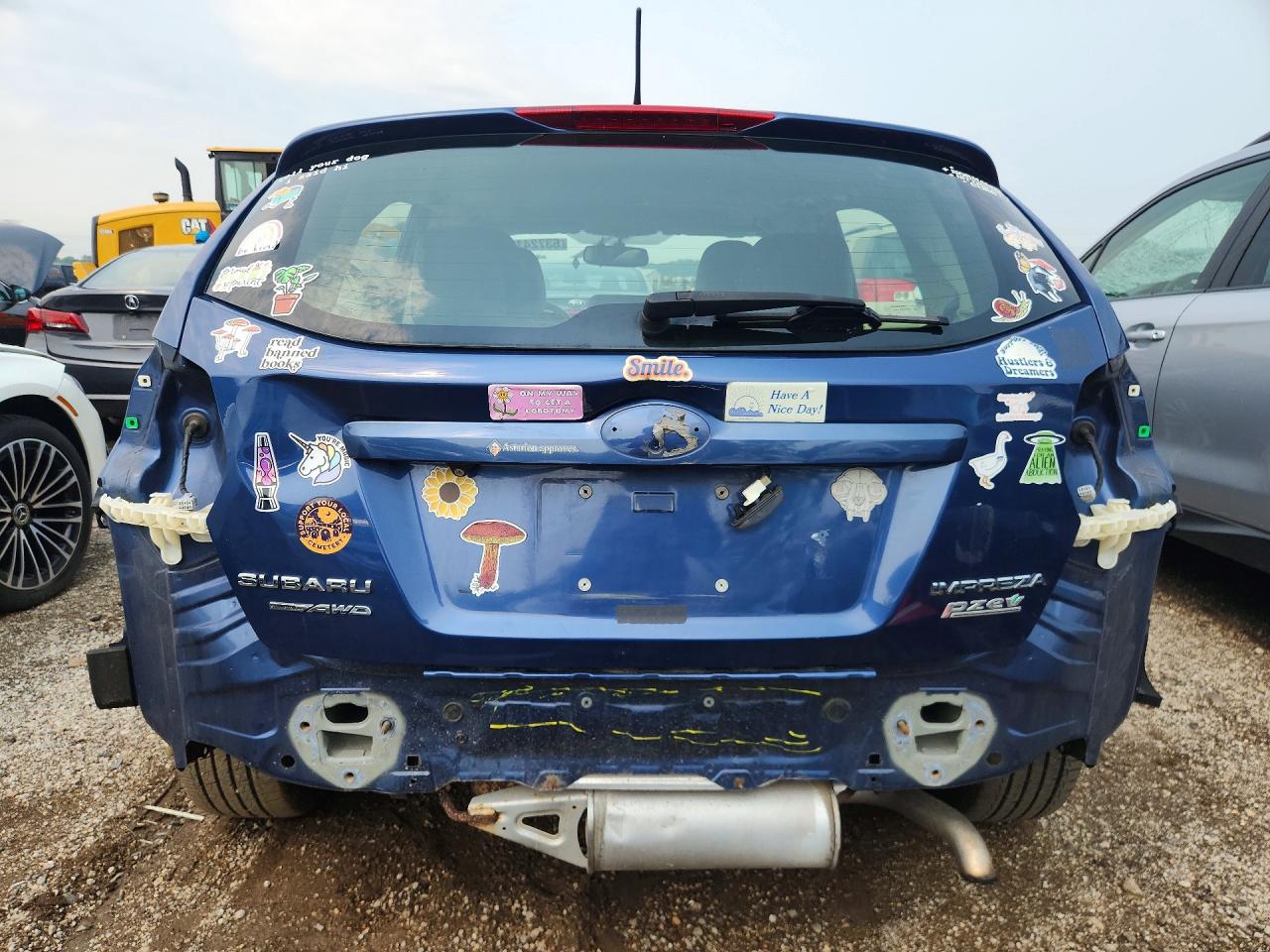 2012 Subaru Impreza Limited Blue vin: JF1GPAK65CH239007