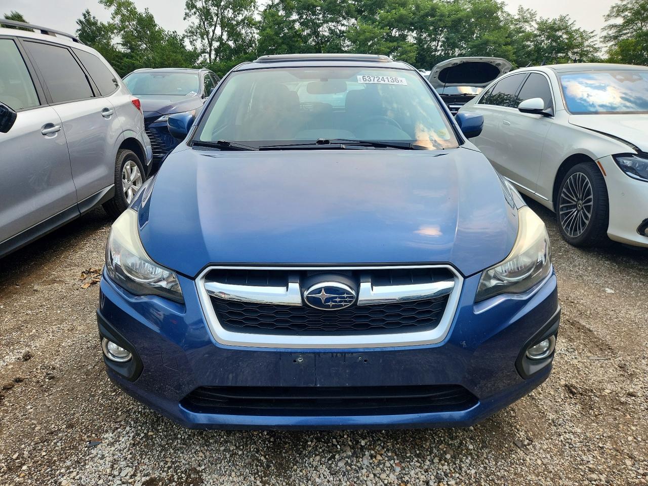 2012 Subaru Impreza Limited Blue vin: JF1GPAK65CH239007