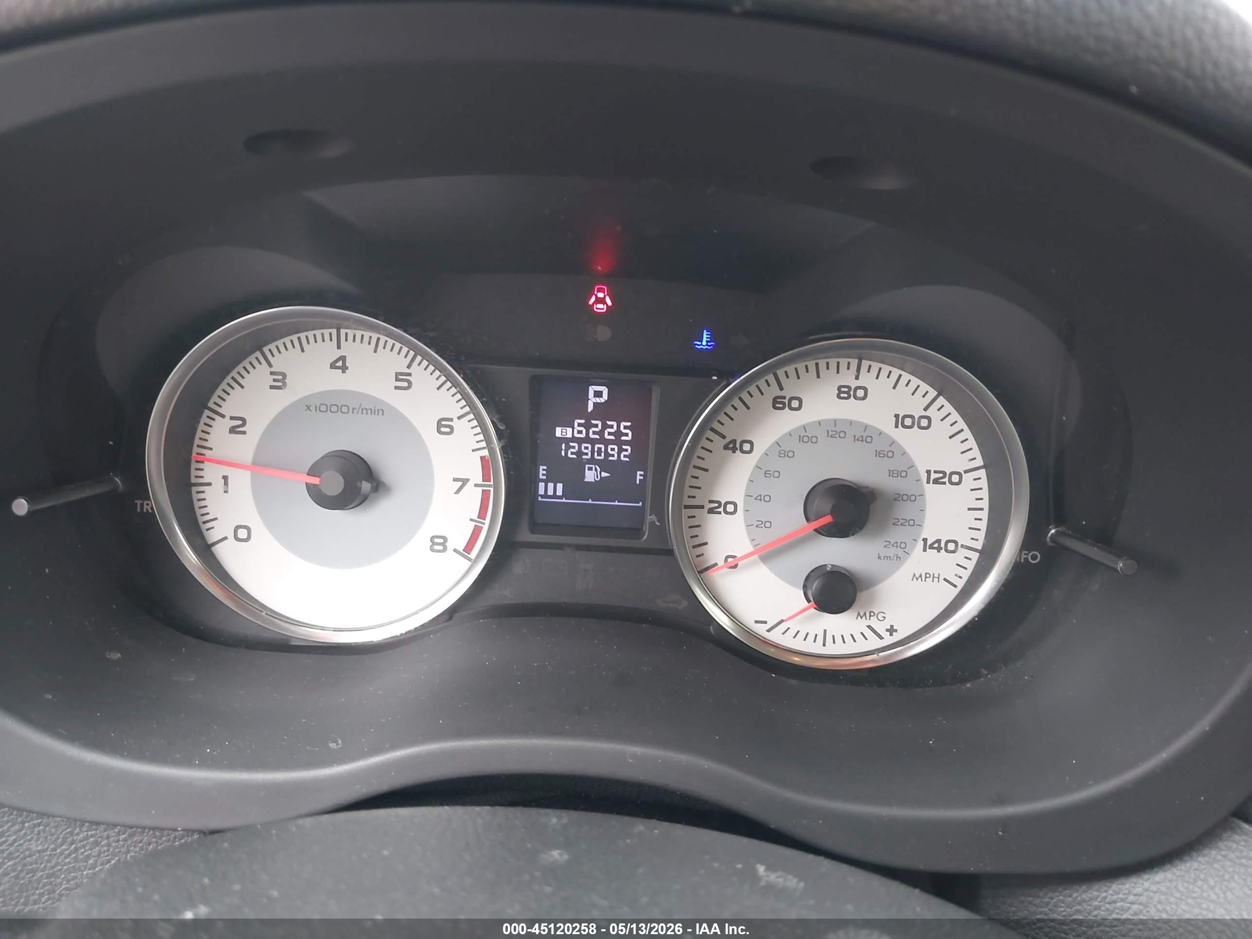 2012 Subaru Impreza 2.0i Limited Red vin: JF1GPAK66CH244443