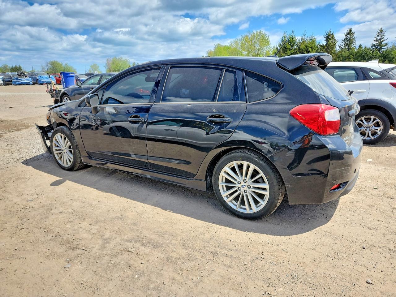 2015 Subaru Impreza Premium Plus Black vin: JF1GPAK69FG204237