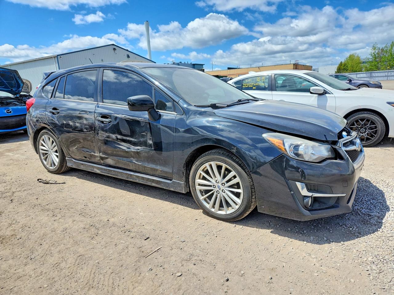2015 Subaru Impreza Premium Plus Black vin: JF1GPAK69FG204237