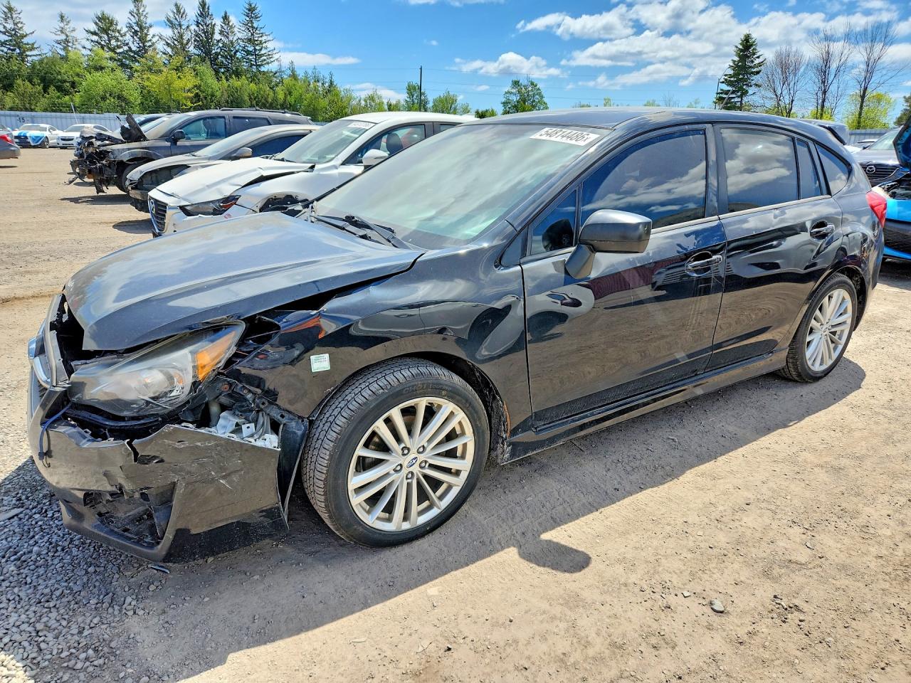 2015 Subaru Impreza Premium Plus Black vin: JF1GPAK69FG204237