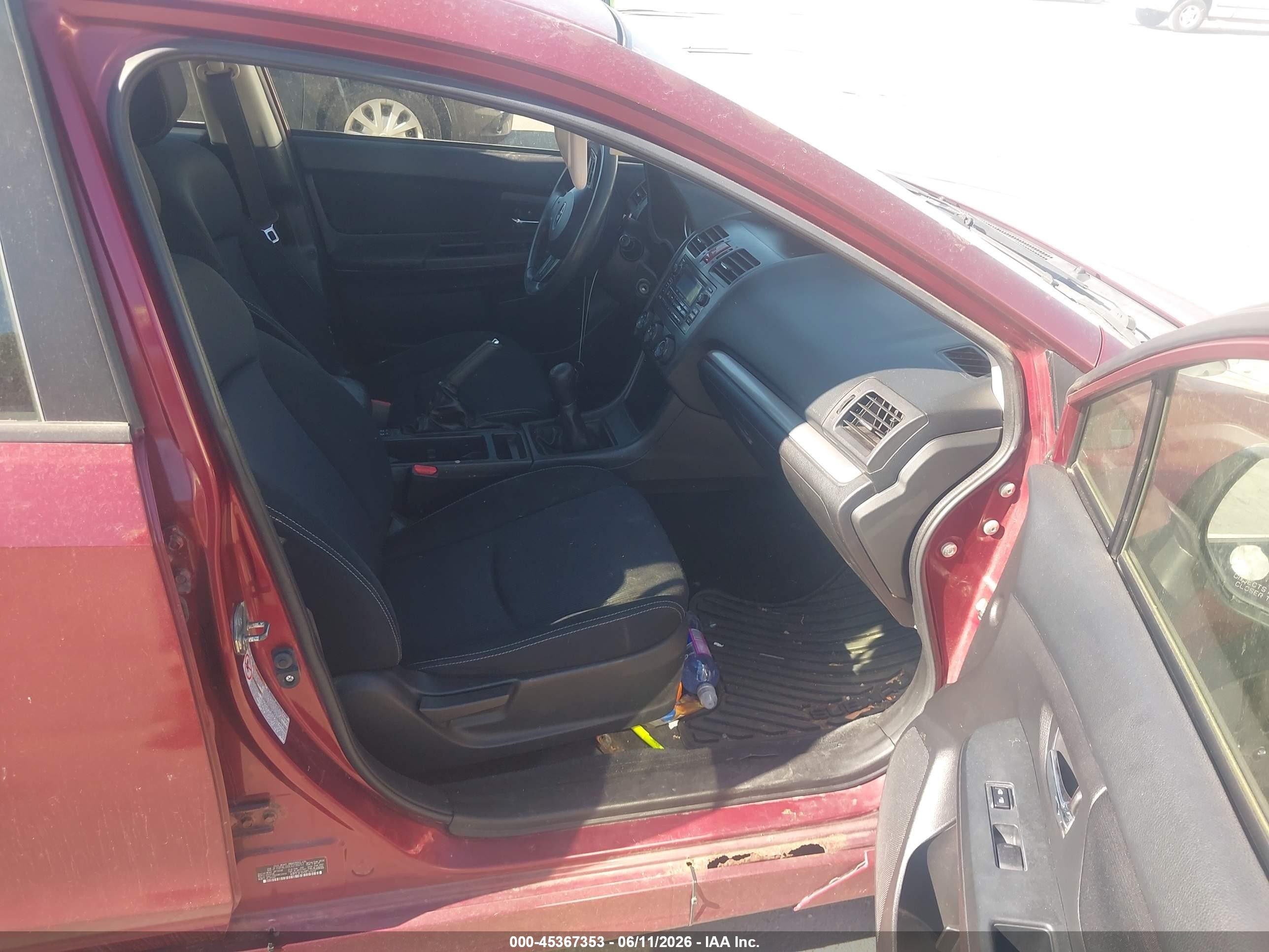 2012 Subaru Impreza 2.0i Sport Premium Бордовый vin: JF1GPAL60CG239257