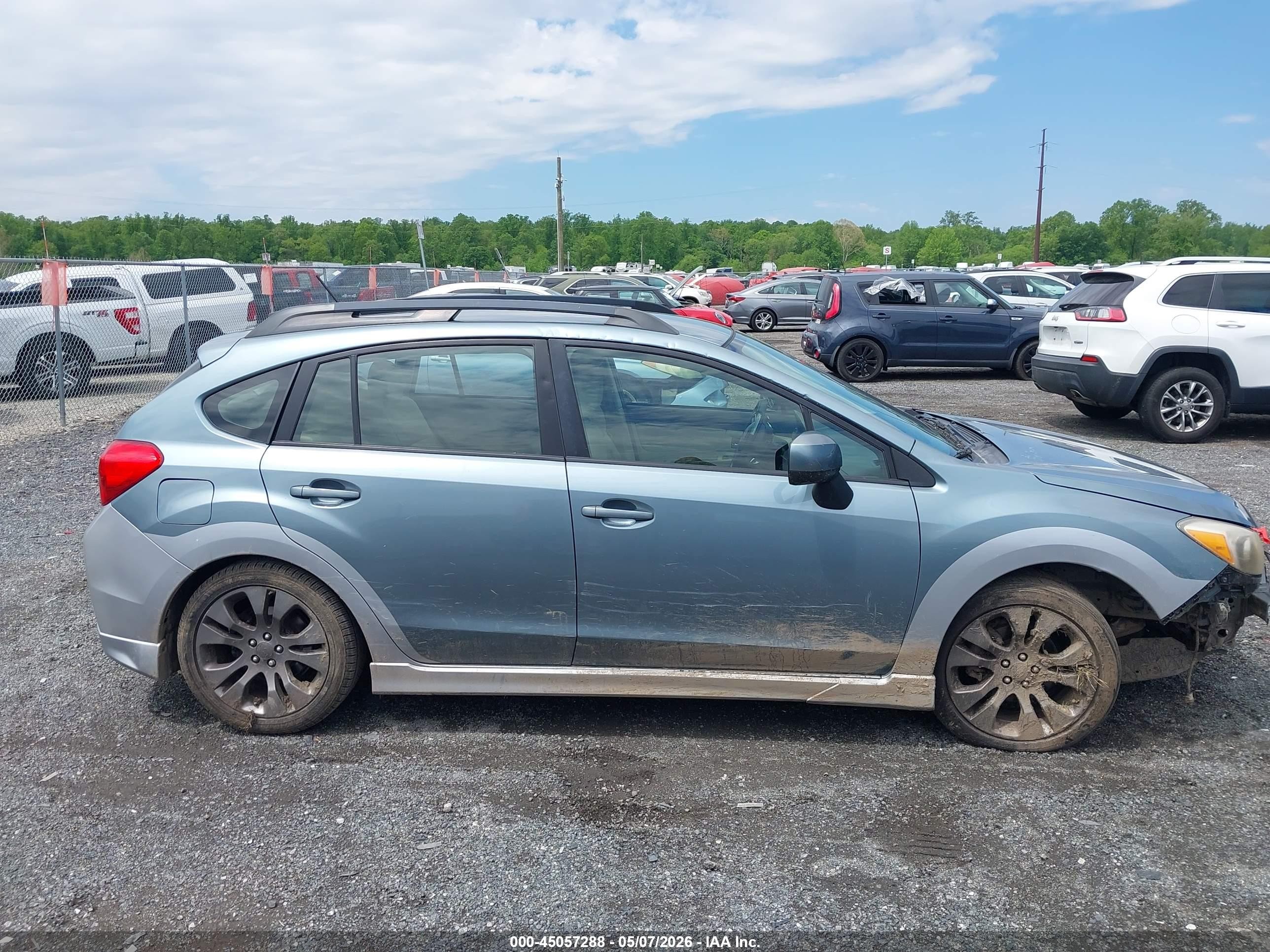 2012 Subaru Impreza 2.0i Sport Premium Blue vin: JF1GPAL60CH216278