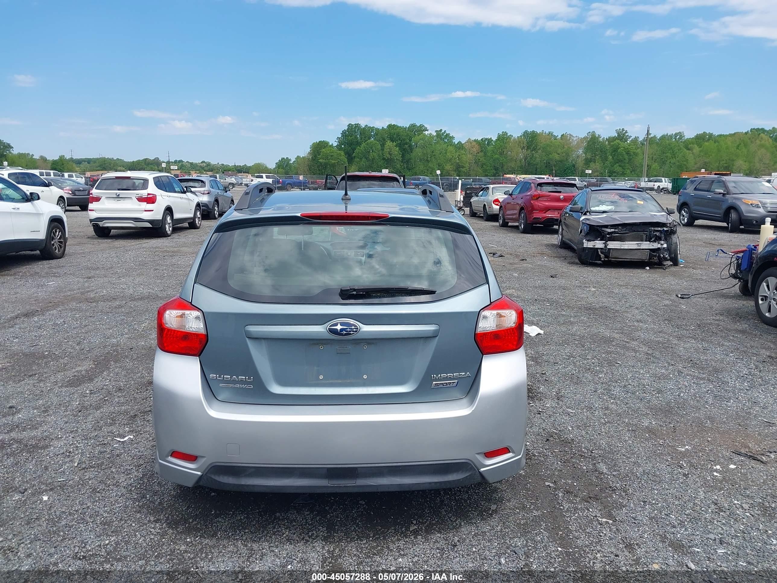 2012 Subaru Impreza 2.0i Sport Premium Blue vin: JF1GPAL60CH216278