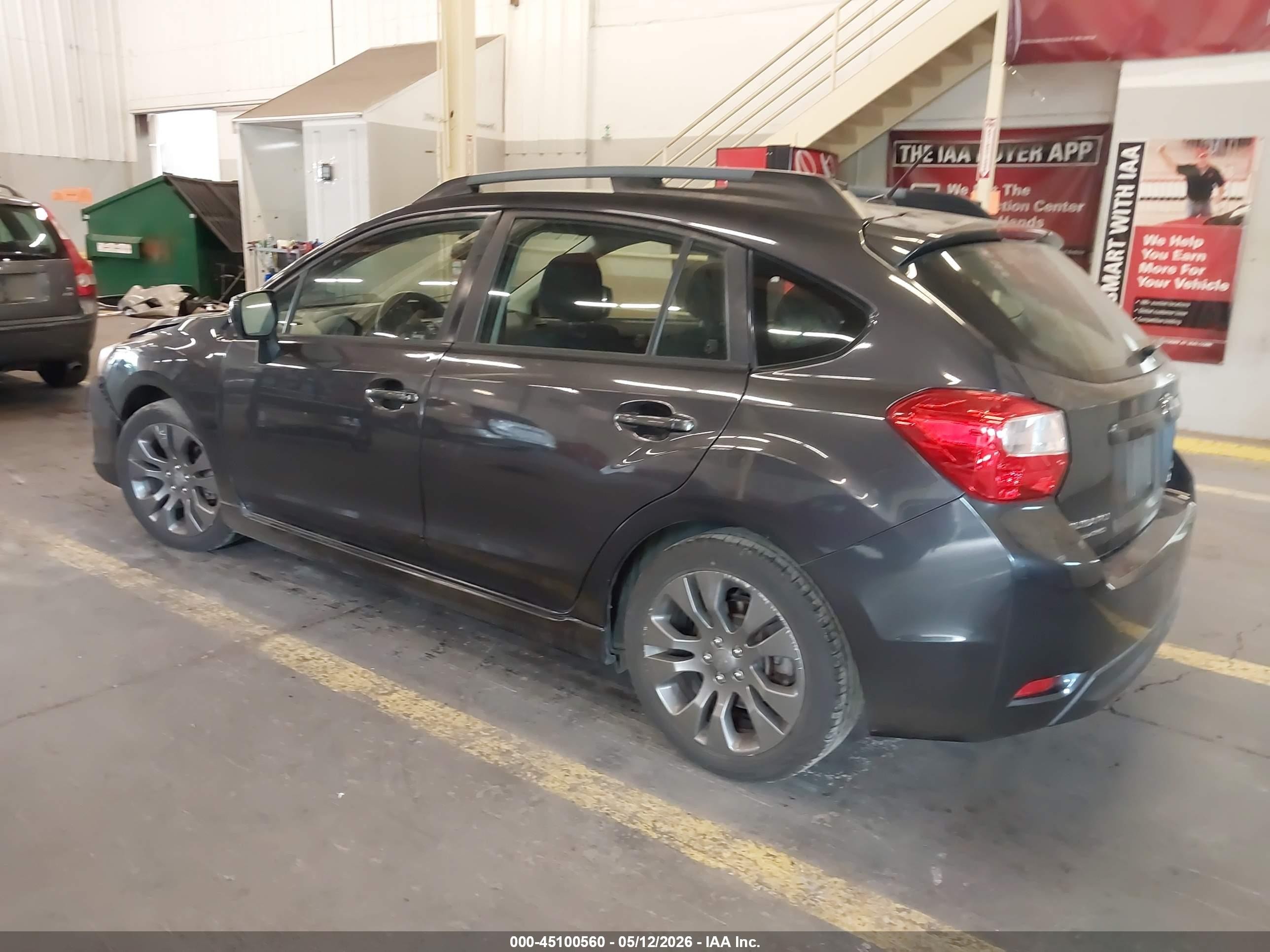 2012 Subaru Impreza 2.0i Sport Premium Gray vin: JF1GPAL60CH216331