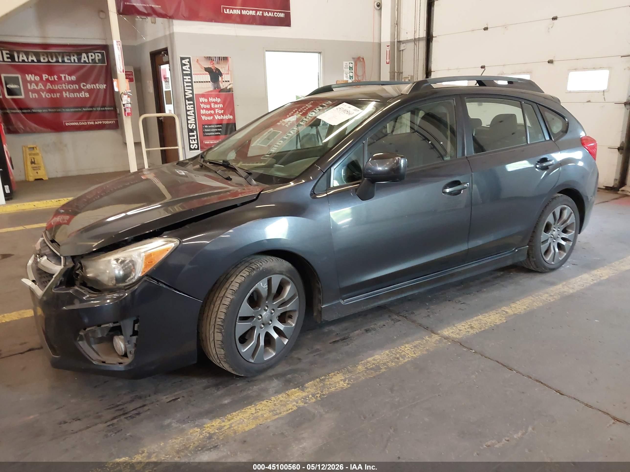 2012 Subaru Impreza 2.0i Sport Premium Gray vin: JF1GPAL60CH216331