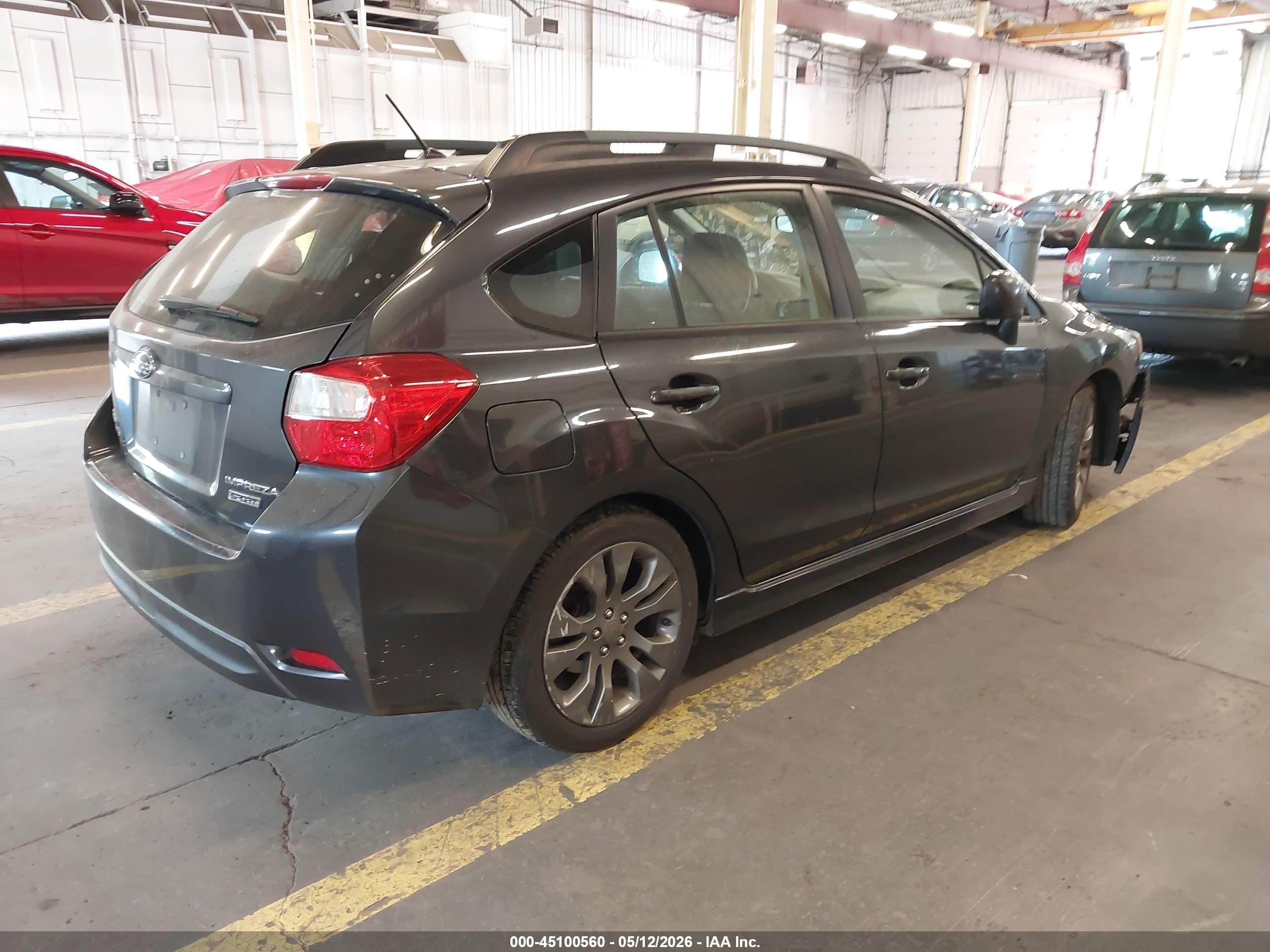 2012 Subaru Impreza 2.0i Sport Premium Gray vin: JF1GPAL60CH216331