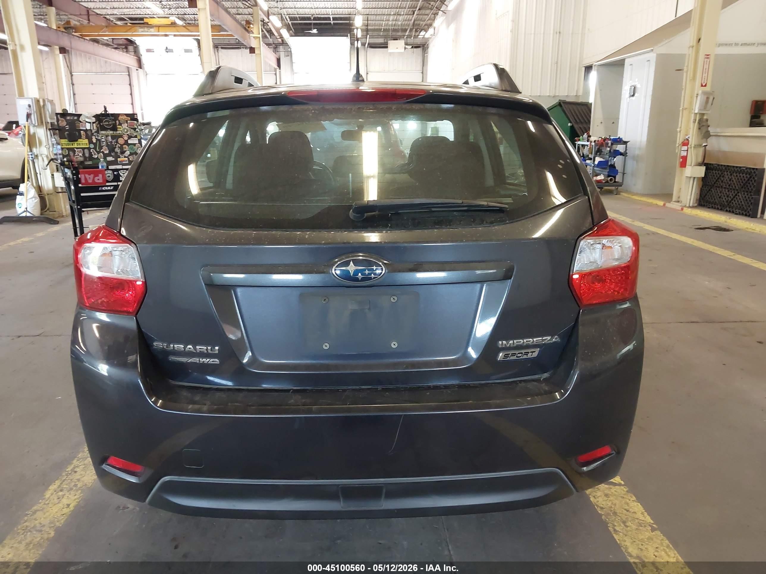 2012 Subaru Impreza 2.0i Sport Premium Gray vin: JF1GPAL60CH216331