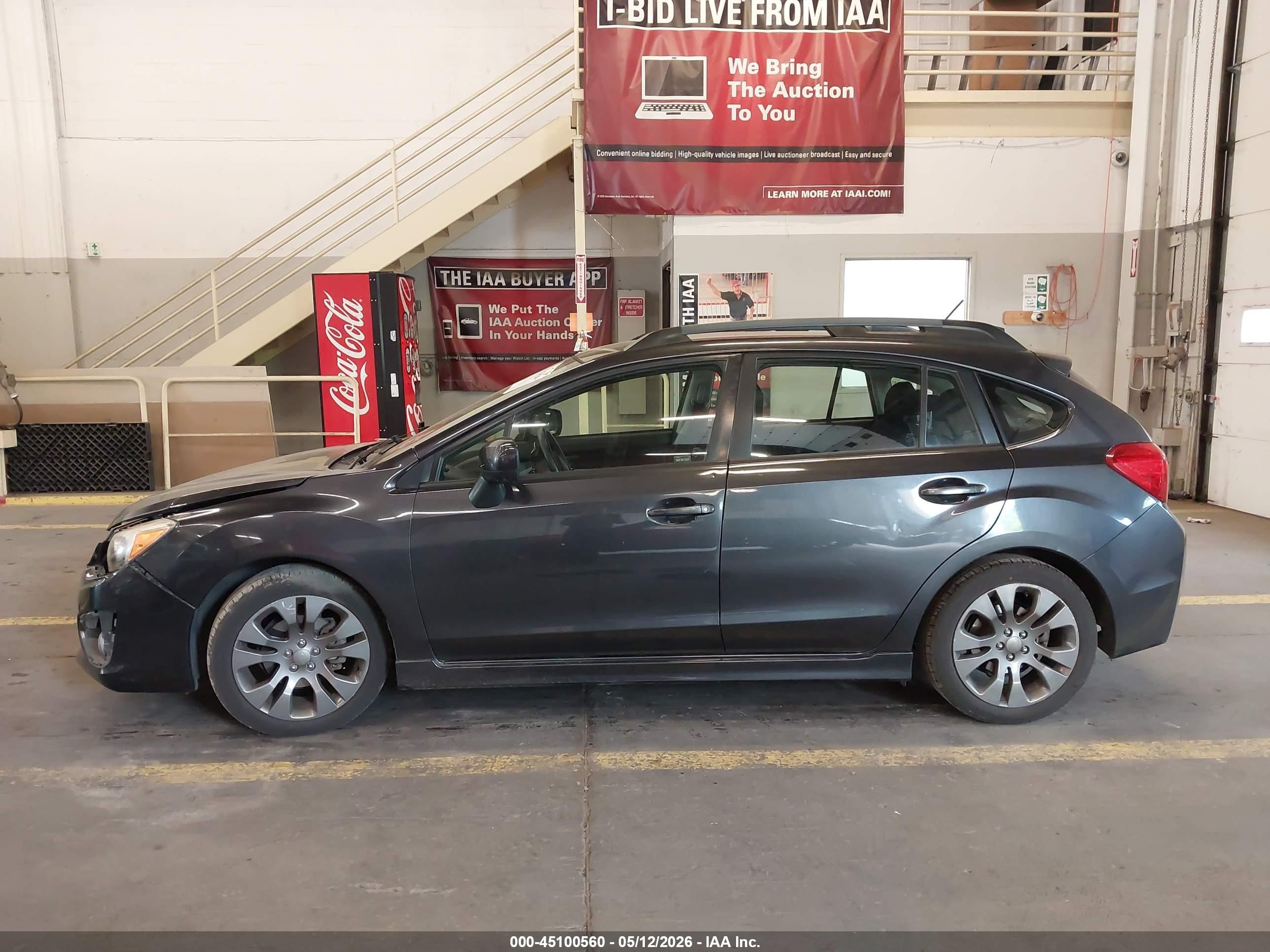 2012 Subaru Impreza 2.0i Sport Premium Gray vin: JF1GPAL60CH216331