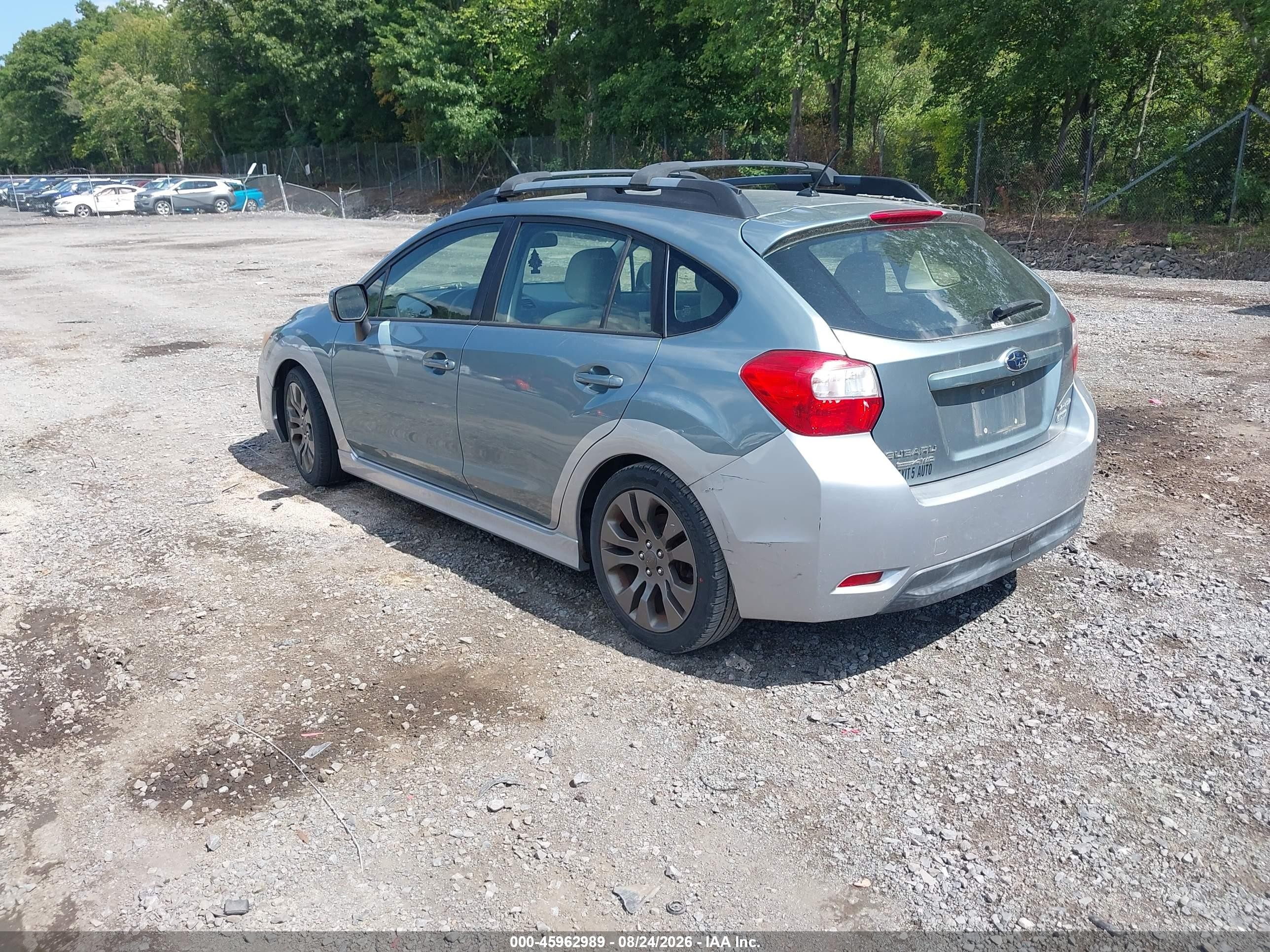 2012 Subaru Impreza 2.0i Sport Premium Blue vin: JF1GPAL60CH228284