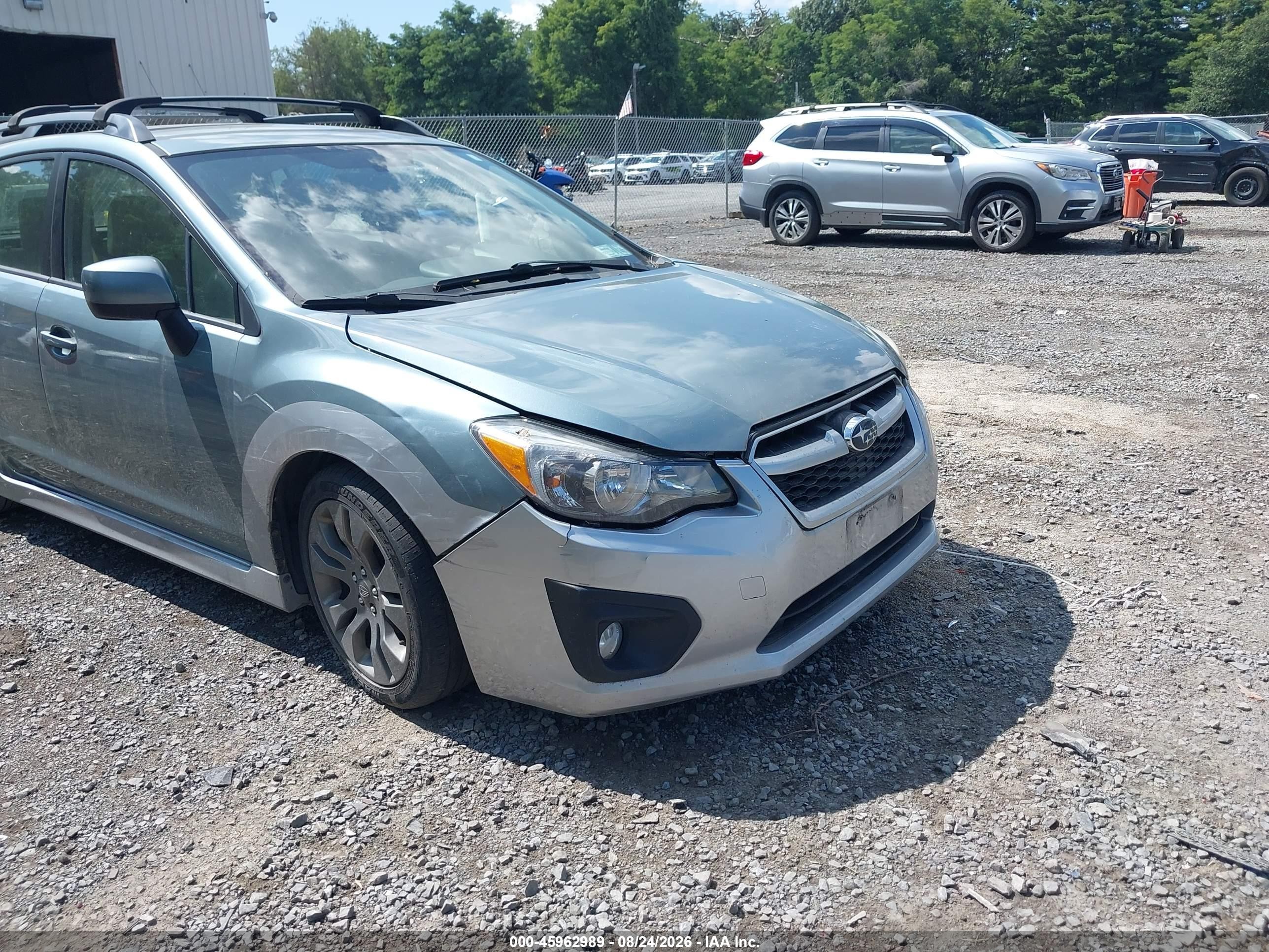 2012 Subaru Impreza 2.0i Sport Premium Blue vin: JF1GPAL60CH228284