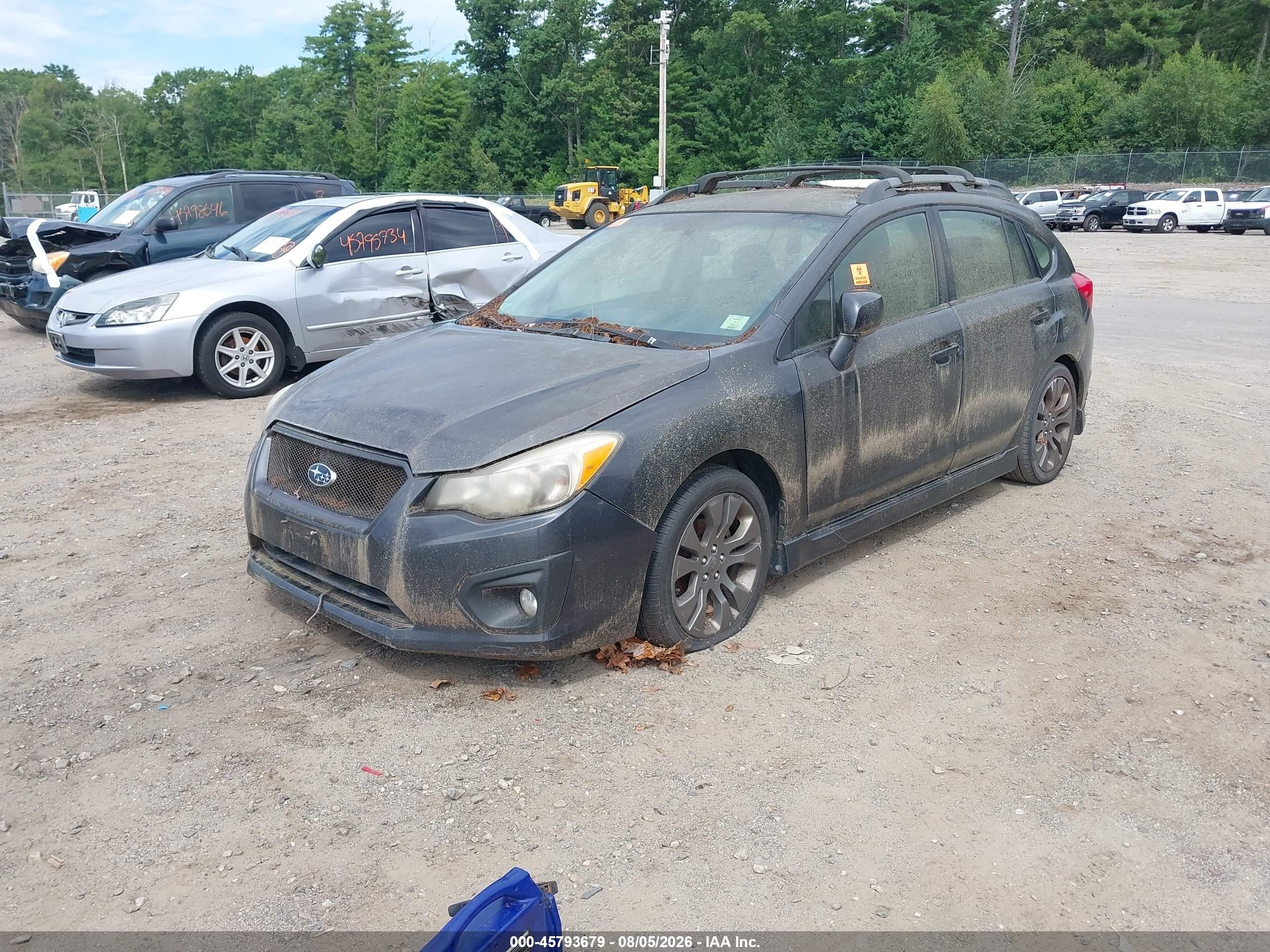2012 Subaru Impreza 2.0i Sport Premium Gray vin: JF1GPAL60CH230908