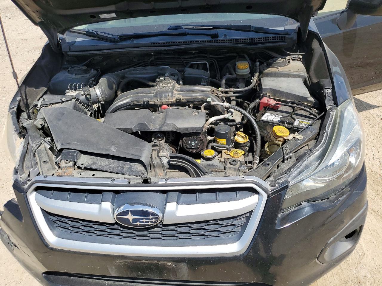 2012 Subaru Impreza Sport Premium Черный vin: JF1GPAL60CH246185