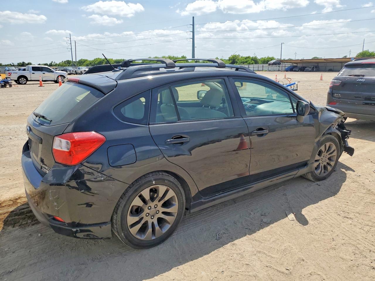 2012 Subaru Impreza Sport Premium Черный vin: JF1GPAL60CH246185