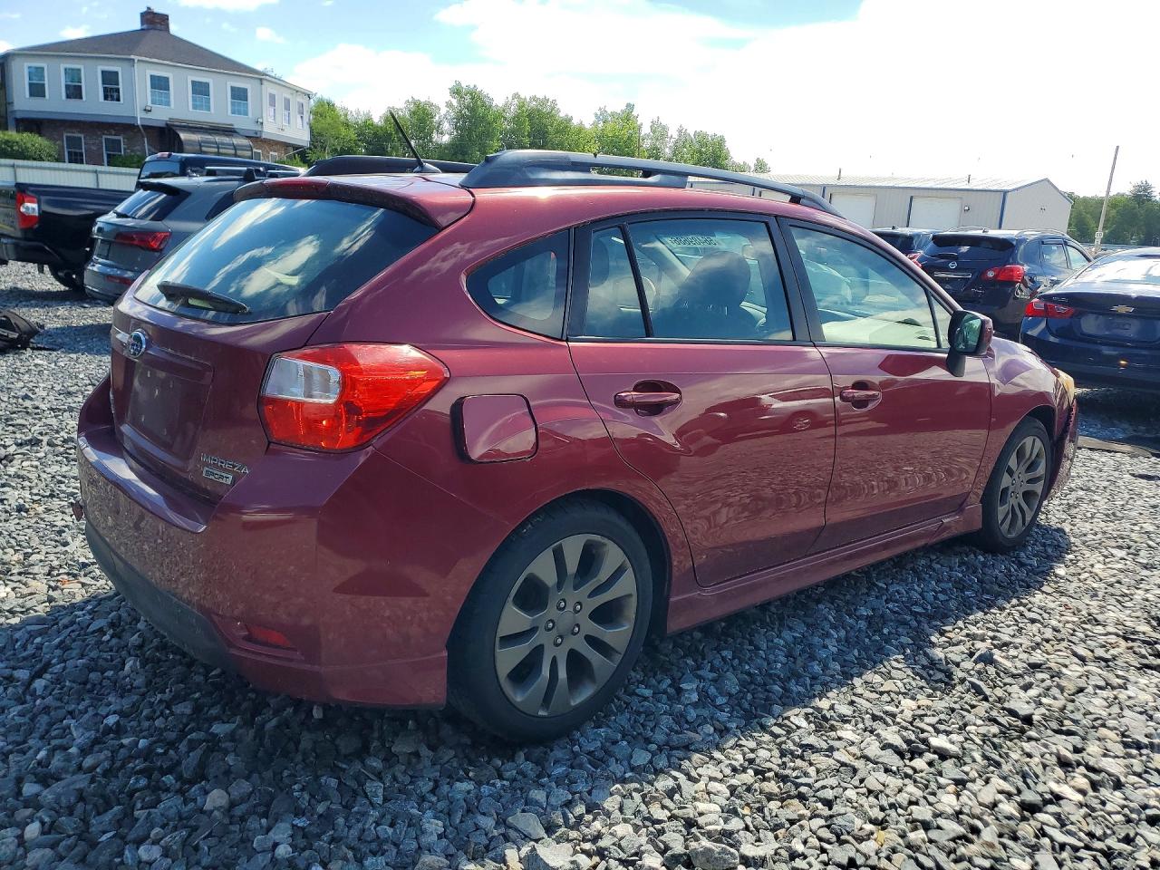 2013 Subaru Impreza Sport Premium Red vin: JF1GPAL60D2862764