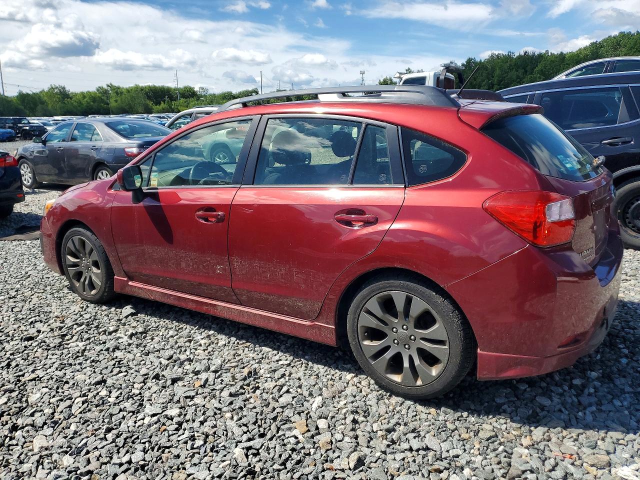 2013 Subaru Impreza Sport Premium Red vin: JF1GPAL60D2862764