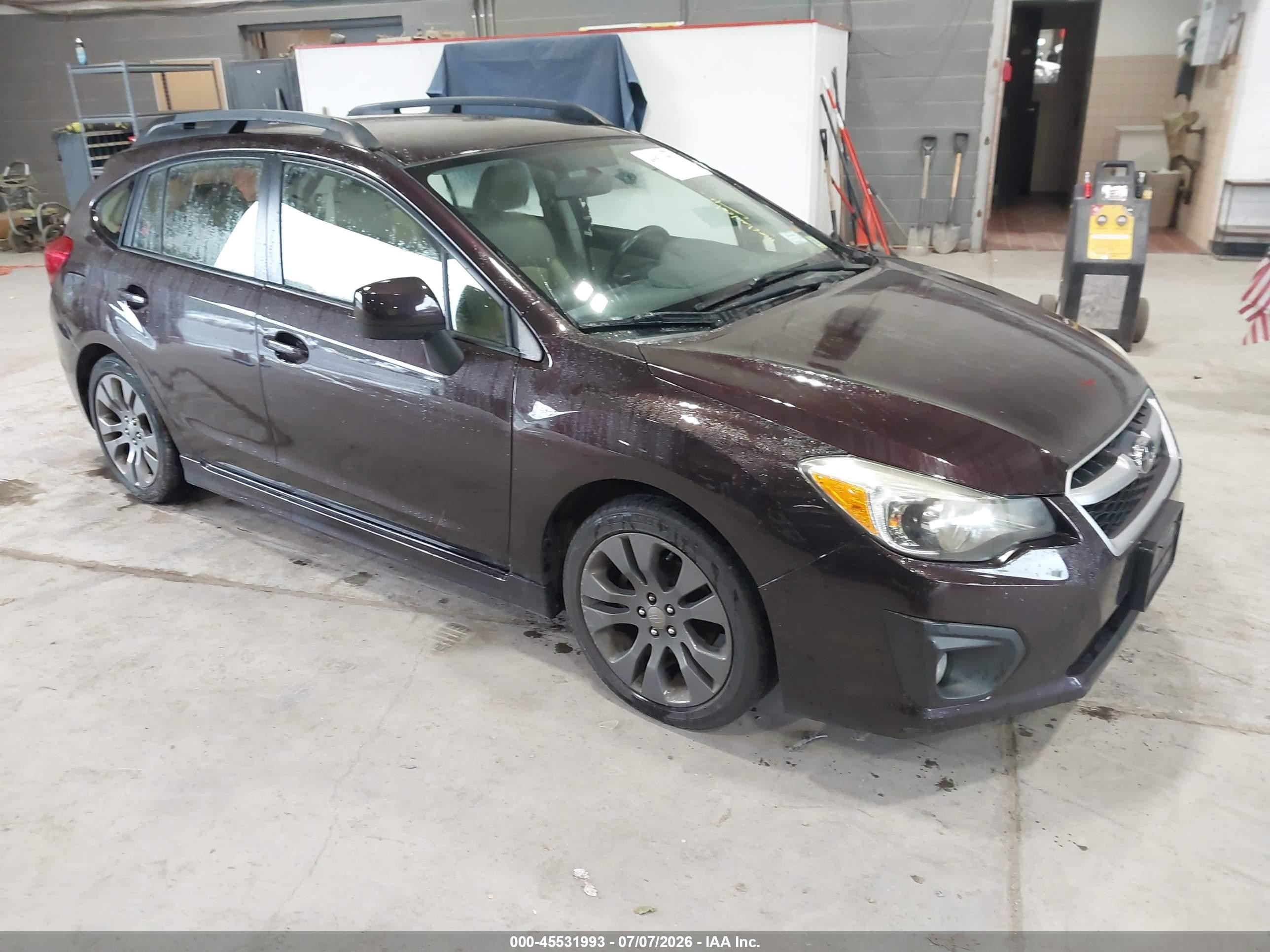 2013 Subaru Impreza 2.0i Sport Premium Purple vin: JF1GPAL60DH206643