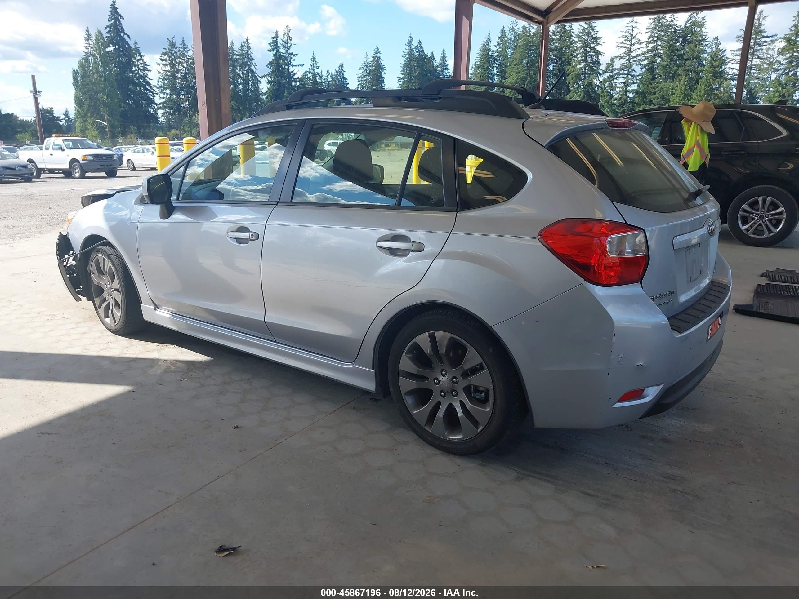 2013 Subaru Impreza 2.0i Sport Premium Silver vin: JF1GPAL60DH213320