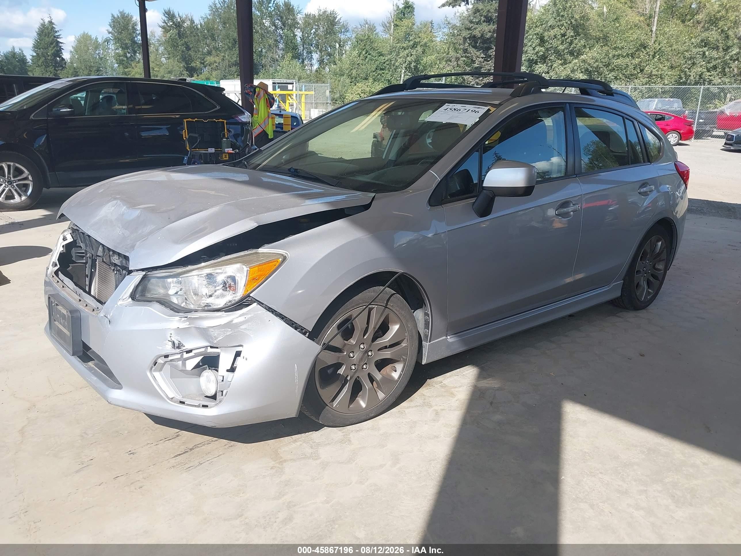 2013 Subaru Impreza 2.0i Sport Premium Silver vin: JF1GPAL60DH213320