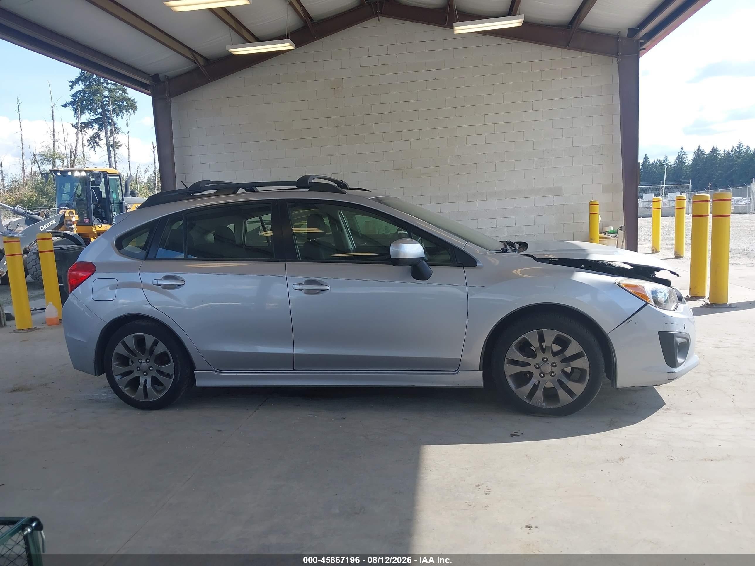 2013 Subaru Impreza 2.0i Sport Premium Silver vin: JF1GPAL60DH213320