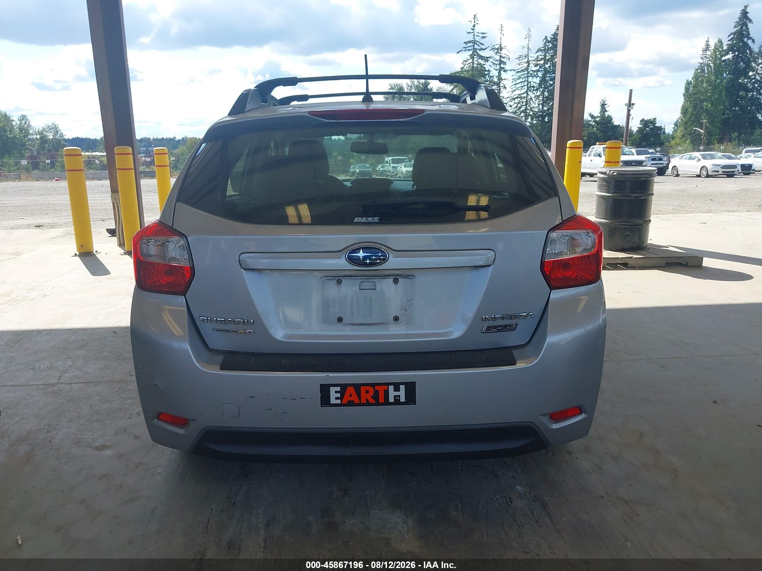 2013 Subaru Impreza 2.0i Sport Premium Silver vin: JF1GPAL60DH213320