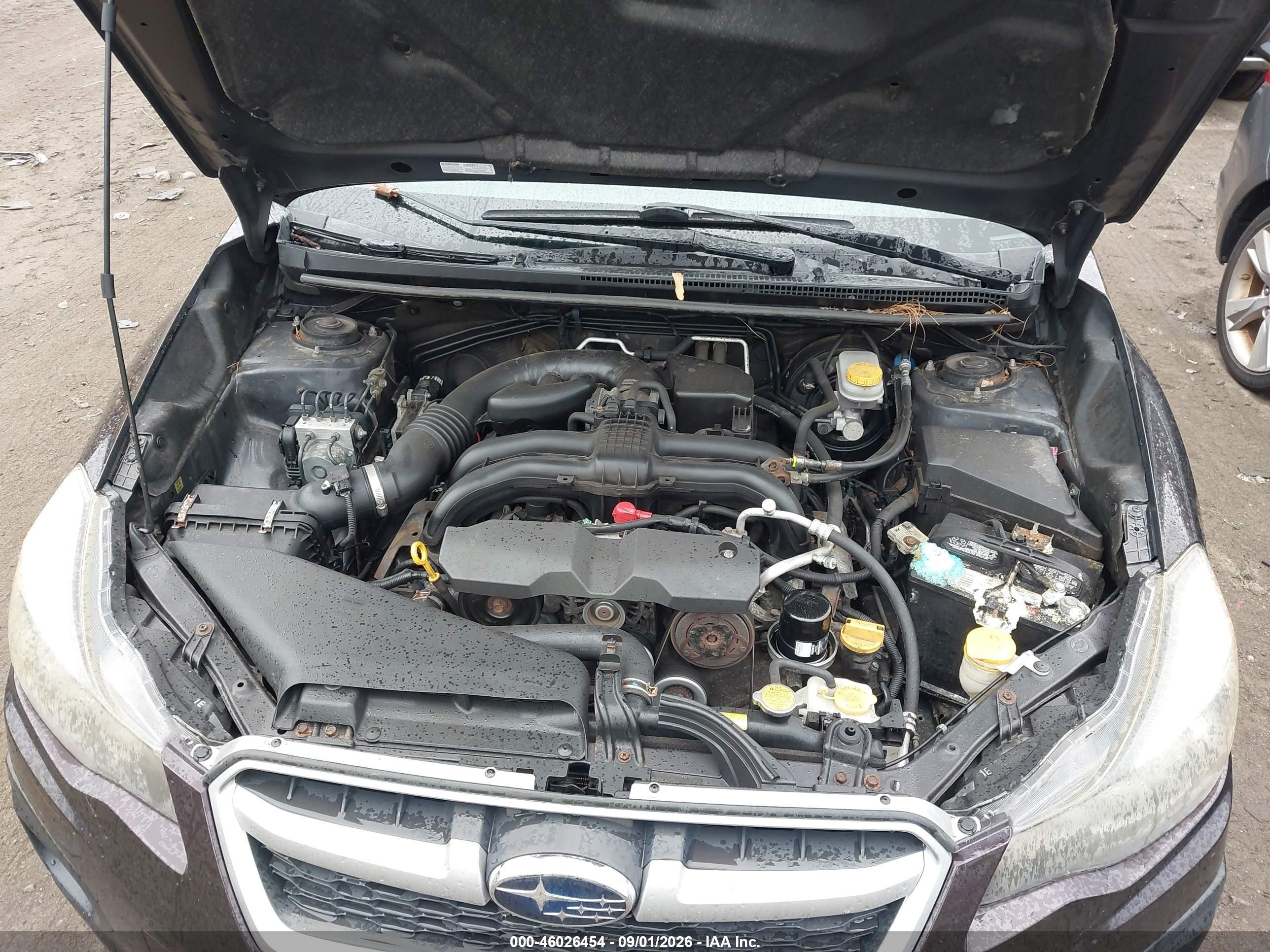 2013 Subaru Impreza 2.0i Sport Premium Темно-бордовый vin: JF1GPAL60DH837733