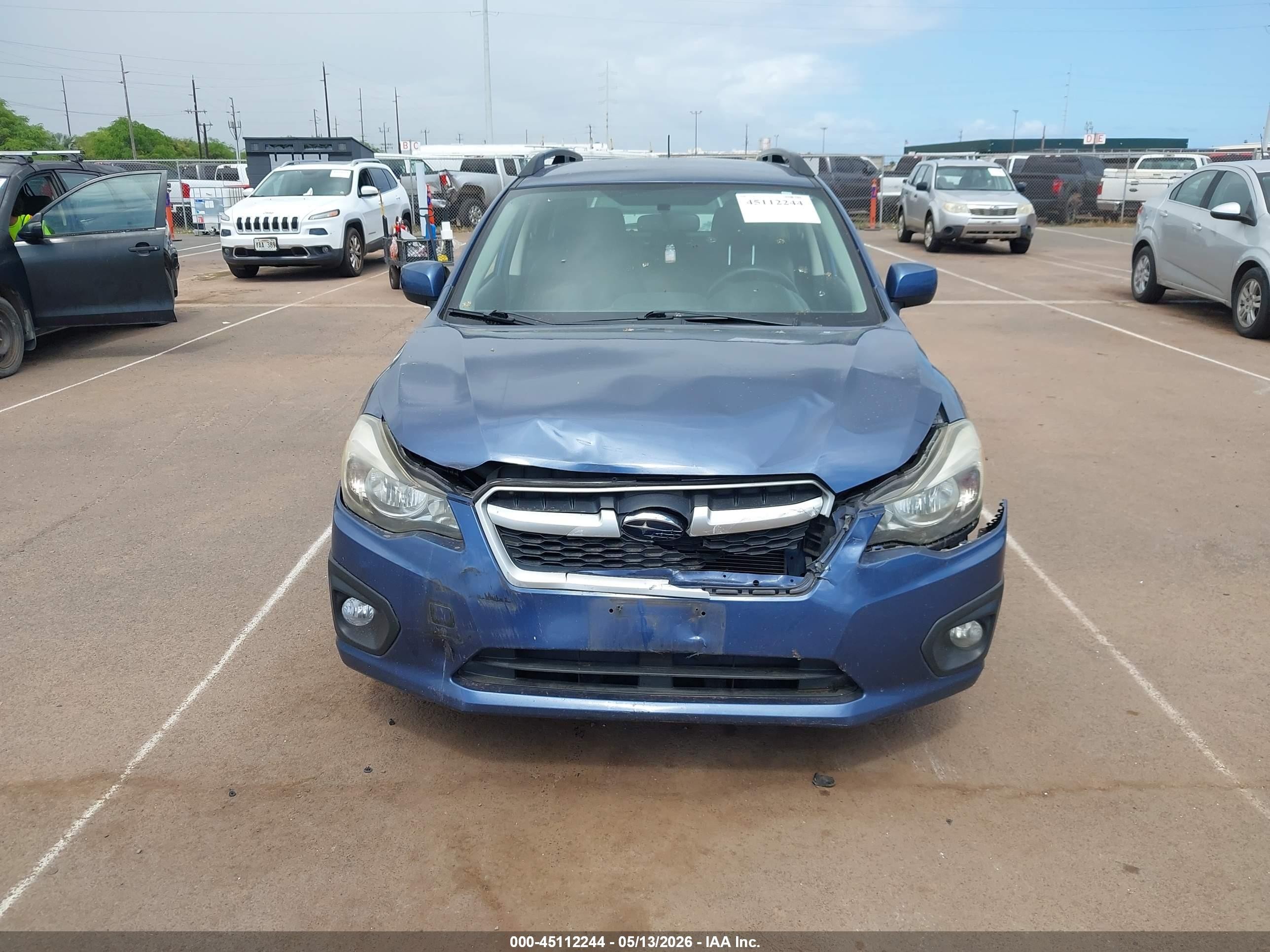 2013 Subaru Impreza 2.0i Sport Premium Blue vin: JF1GPAL60DH889427