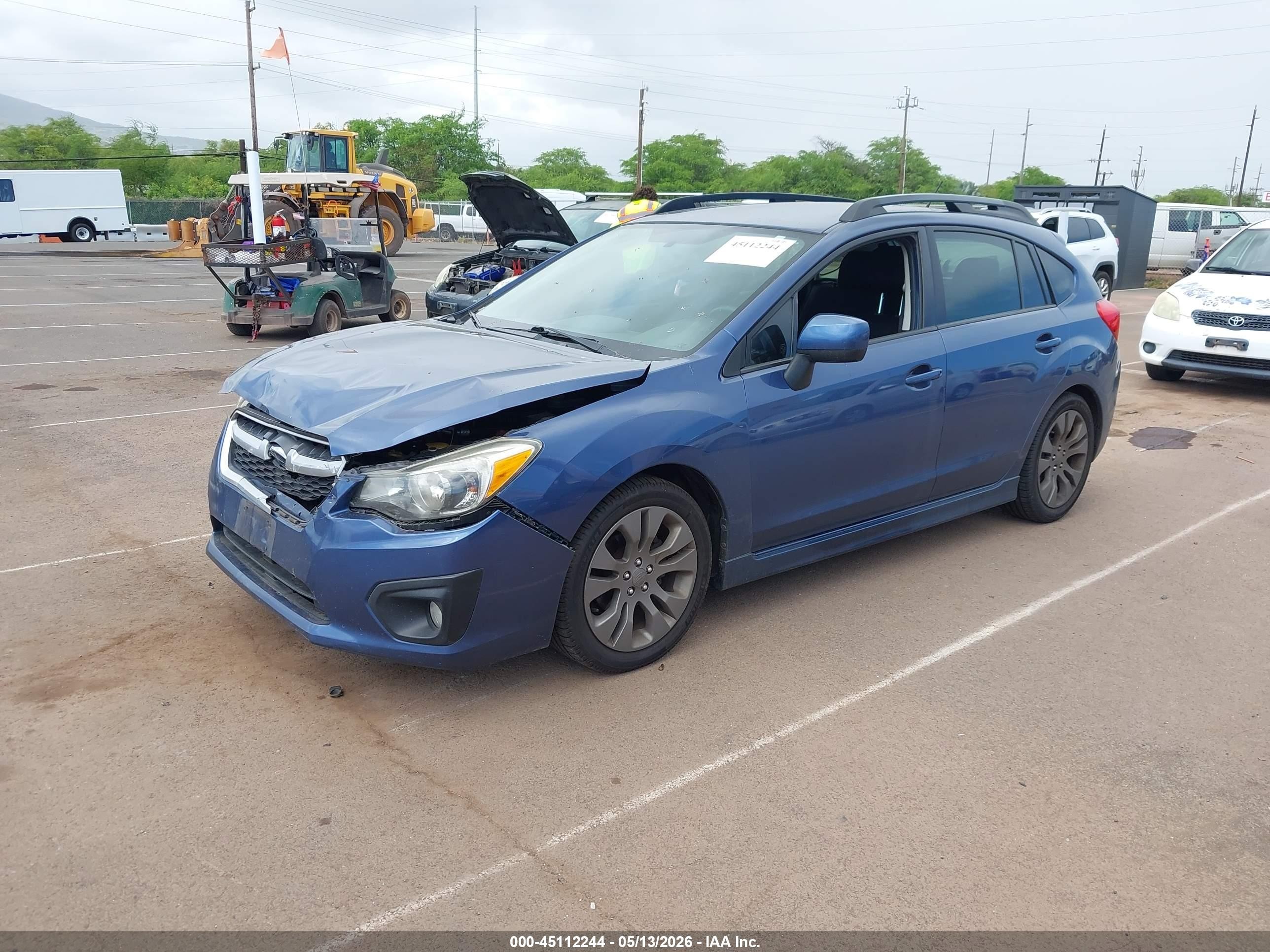2013 Subaru Impreza 2.0i Sport Premium Blue vin: JF1GPAL60DH889427