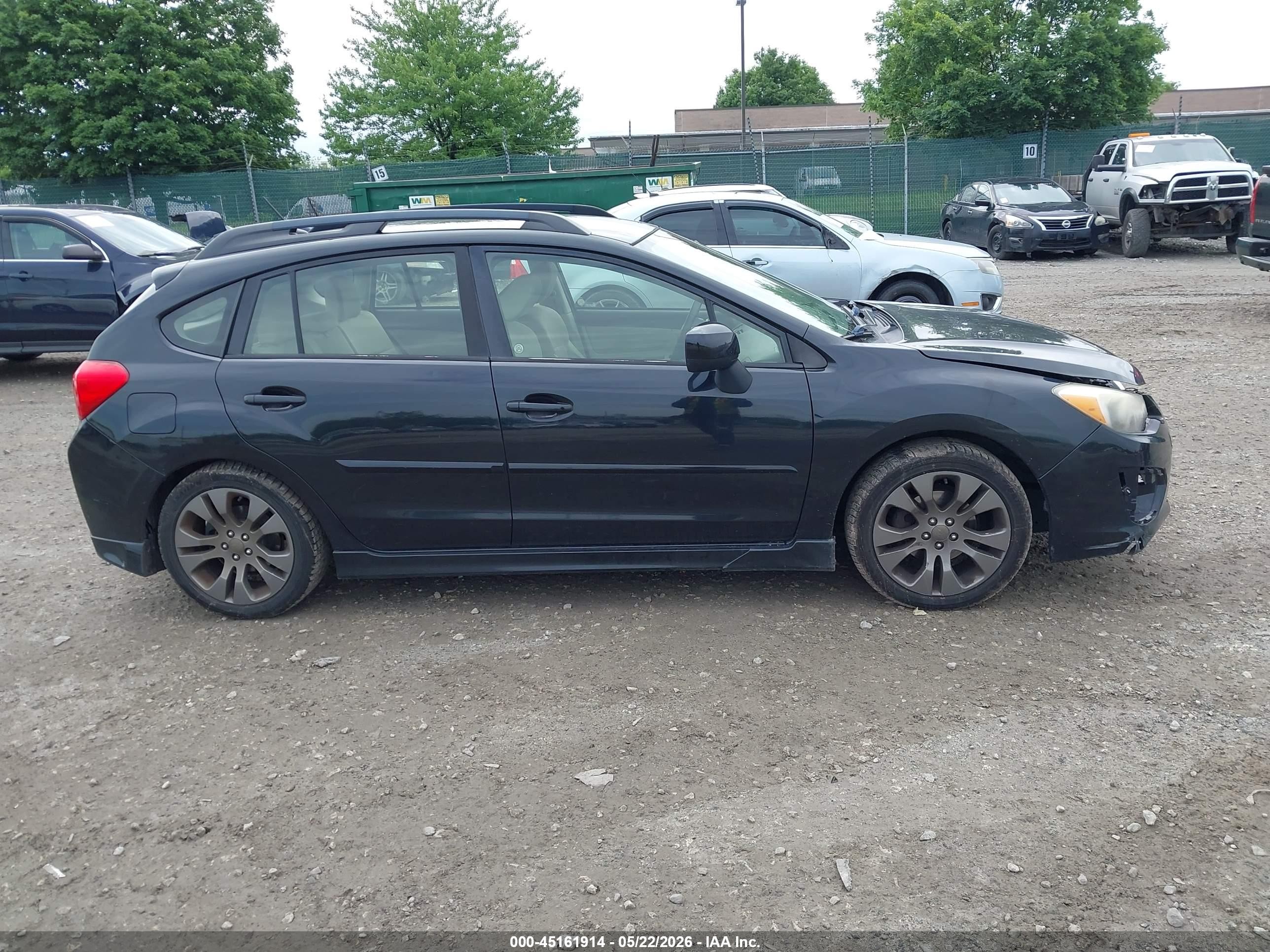 2014 Subaru Impreza 2.0i Sport Premium Black vin: JF1GPAL60E8233374