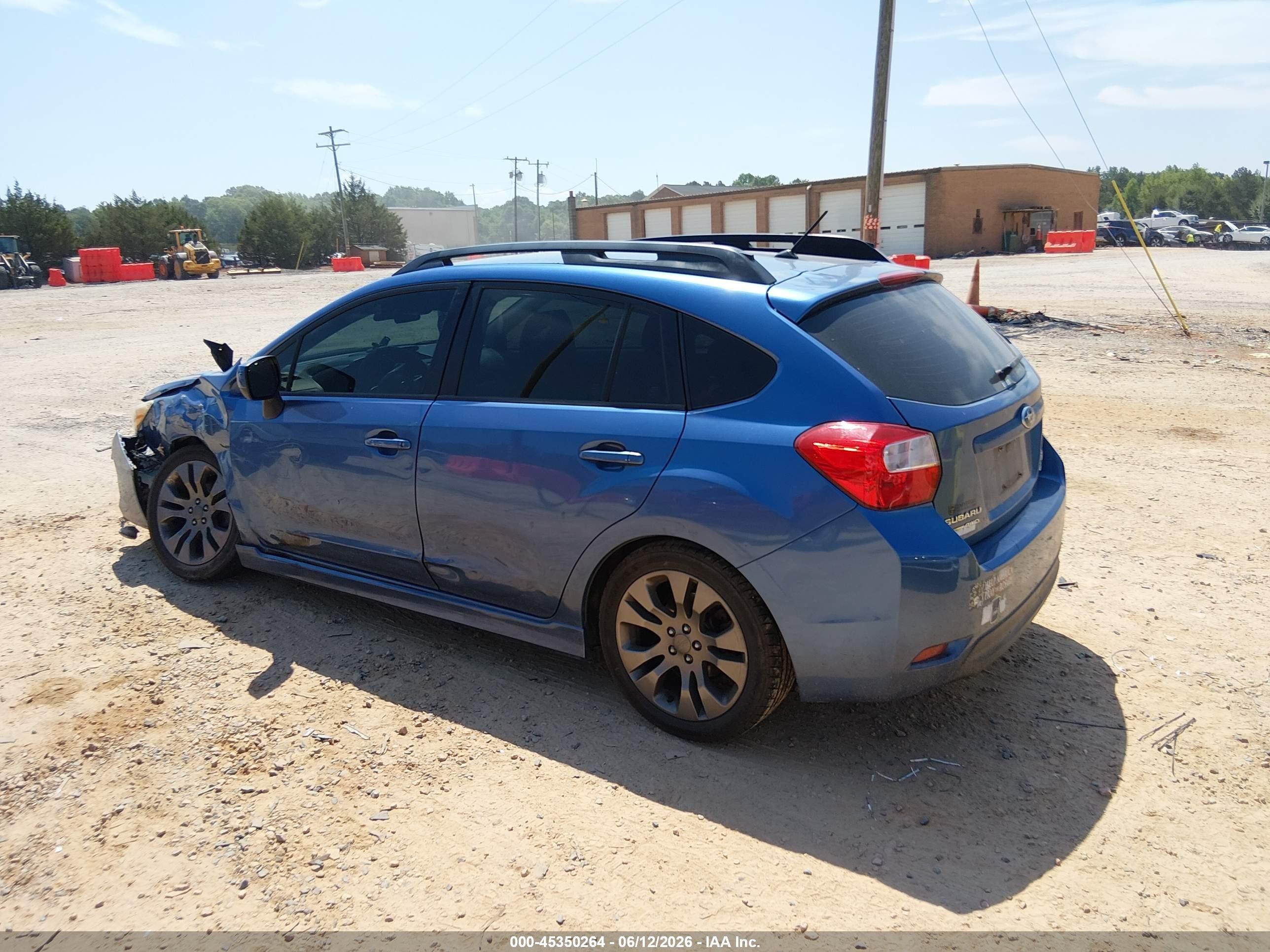 2014 Subaru Impreza 2.0i Sport Premium Blue vin: JF1GPAL60E8280971