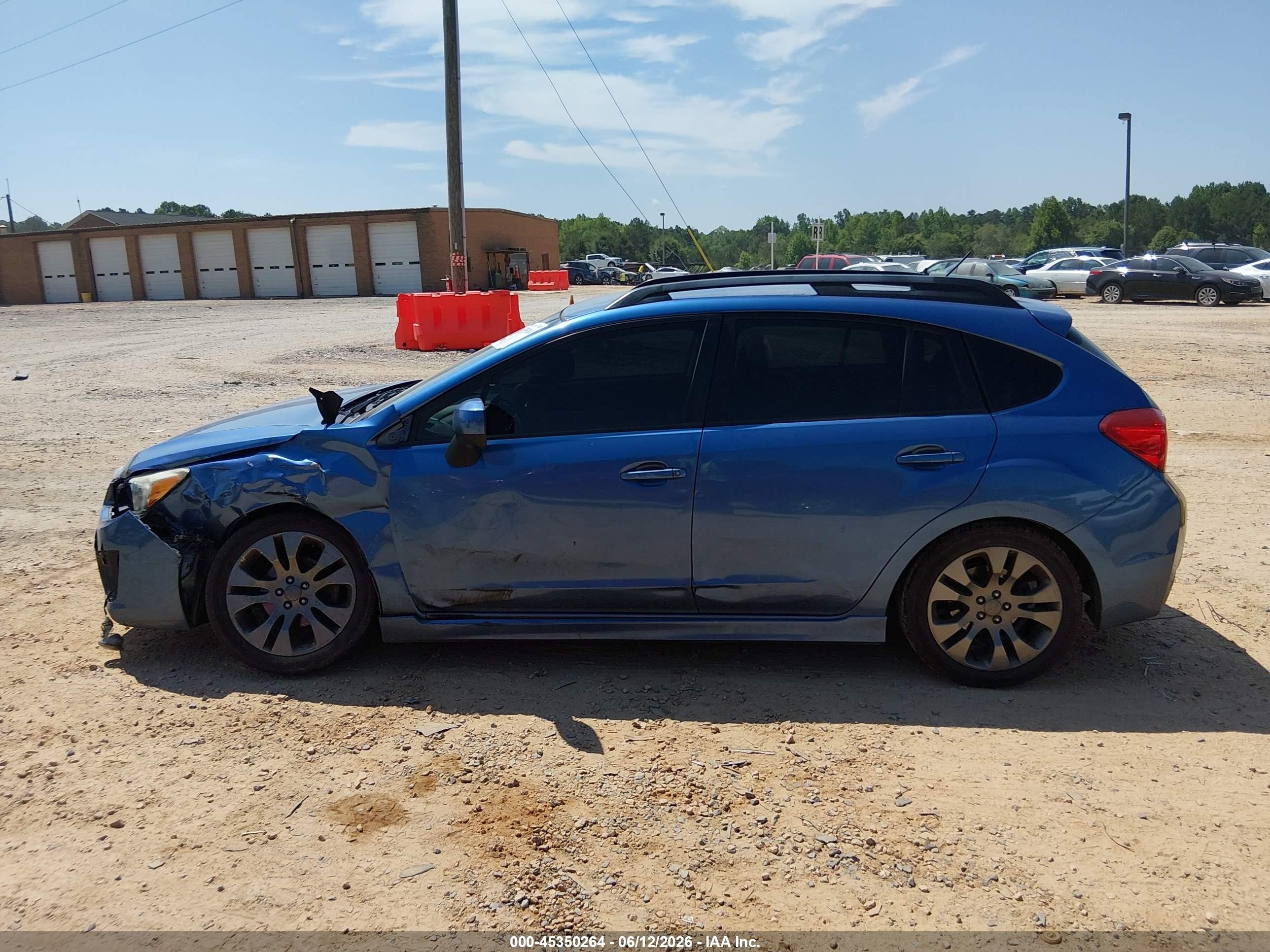 2014 Subaru Impreza 2.0i Sport Premium Blue vin: JF1GPAL60E8280971