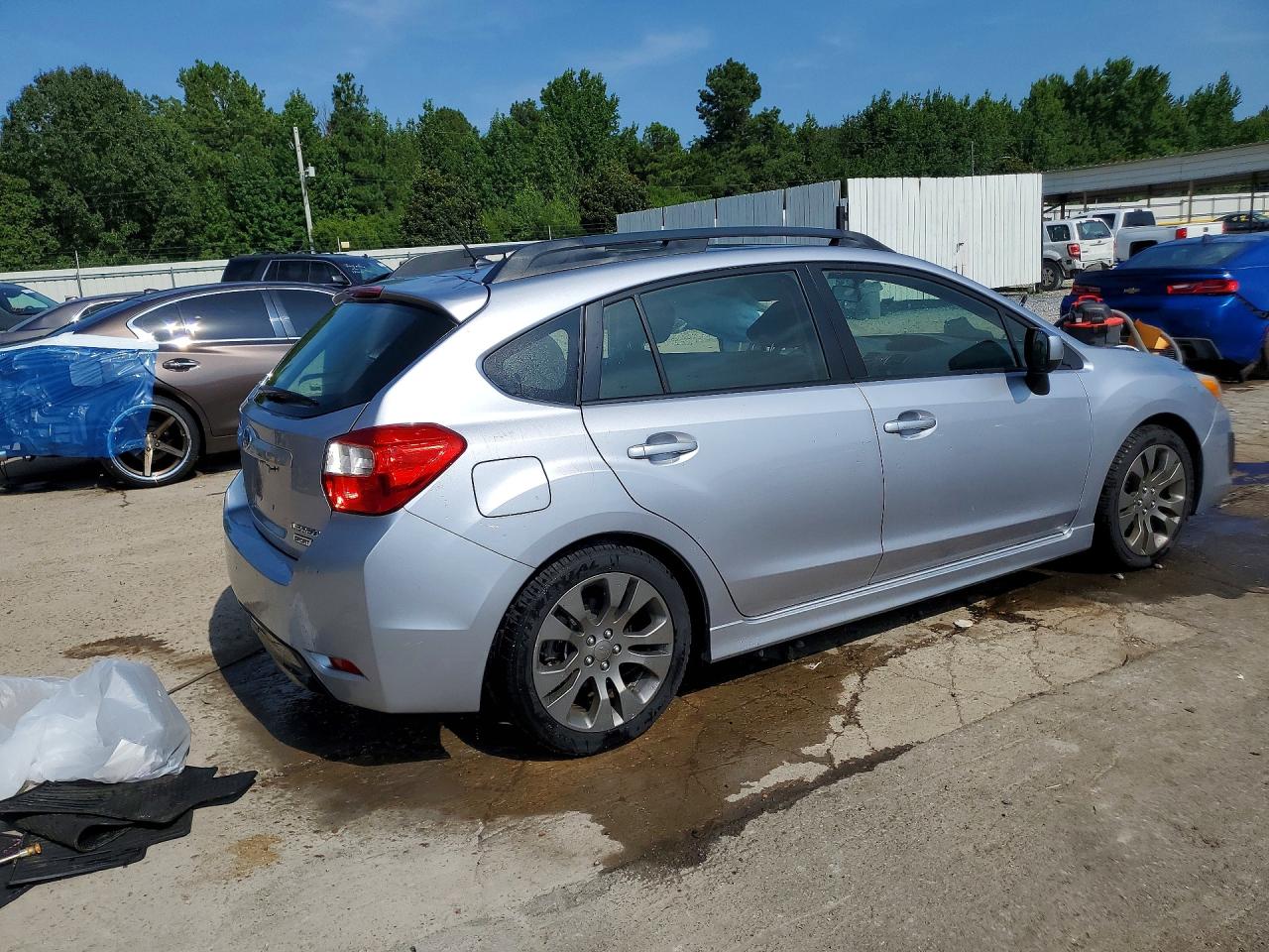 2014 Subaru Impreza Sport Premium Silver vin: JF1GPAL60E8296717