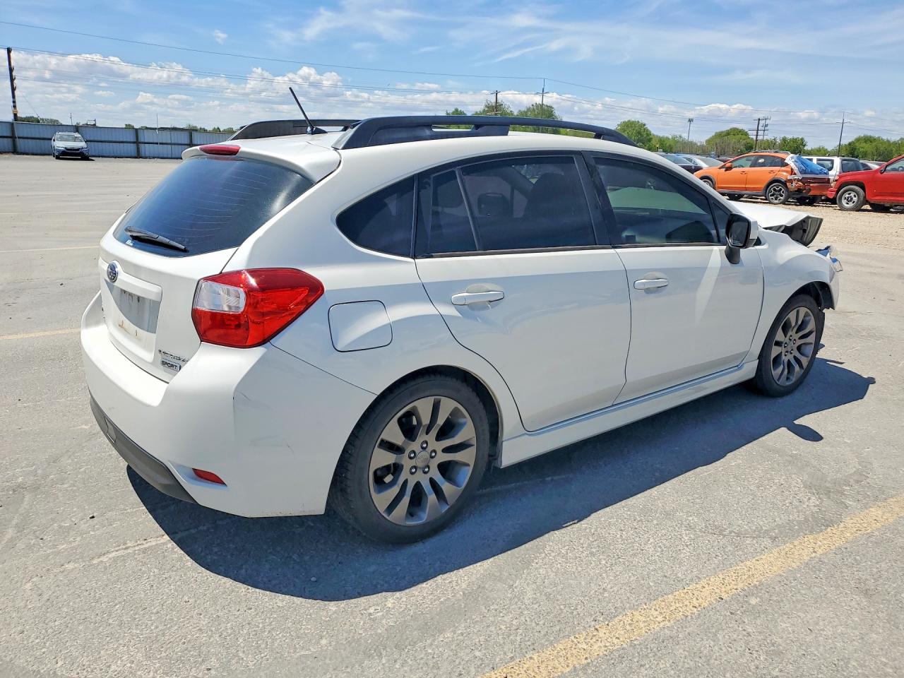 2014 Subaru Impreza Sport Premium White vin: JF1GPAL60E9262254