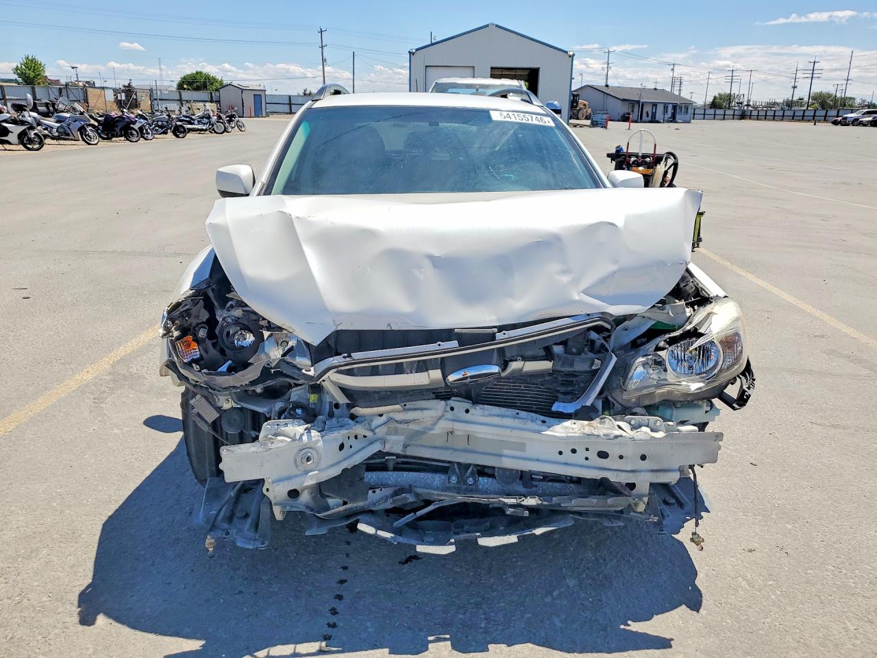 2014 Subaru Impreza Sport Premium White vin: JF1GPAL60E9262254